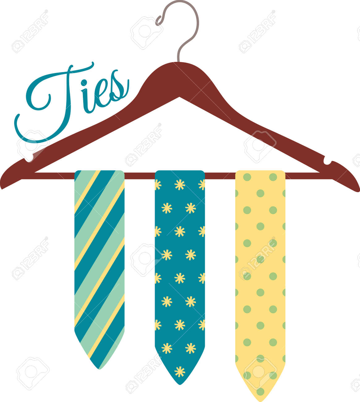 雑然とした このネクタイ ハンガーを整理整頓します このデザインは 愛する人のためのユニークなギフトを作るは素晴らしい のイラスト素材 ベクタ Image