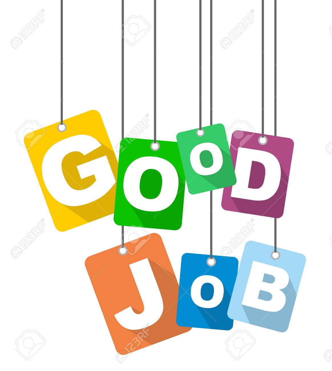 Vector Illustration Background Good Job Royalty Free Cliparts Vectors And Stock Illustration Image