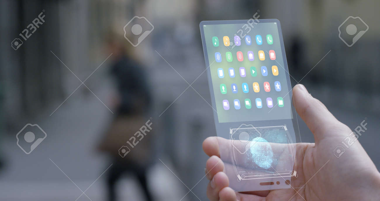 Lexica - A futuristic cell phone with the parts map , digital Art, image size:1300x686