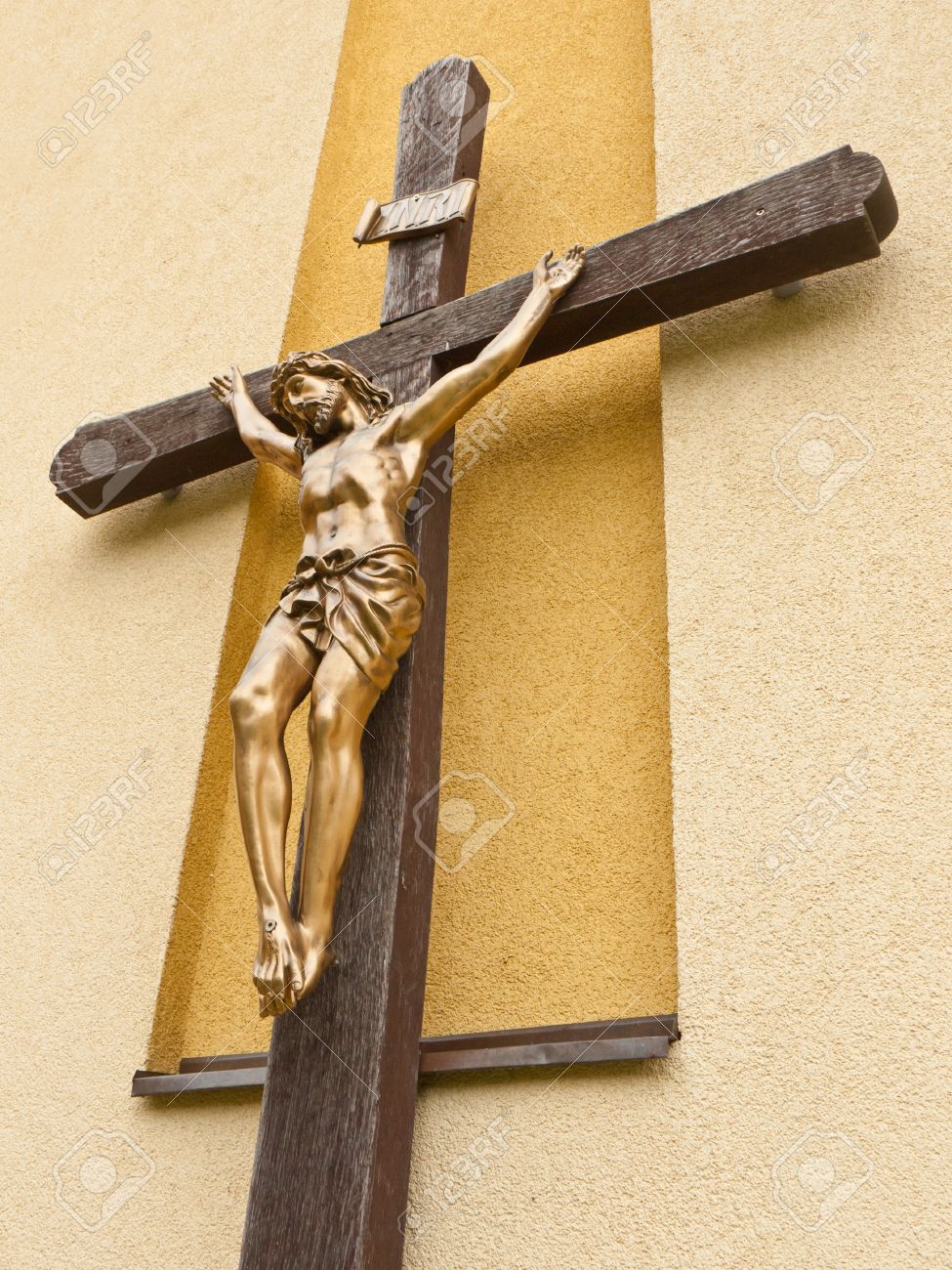 Suffering Of Jesus Christ On The Wooden Cross Stock Photo Picture And Royalty Free Image Image