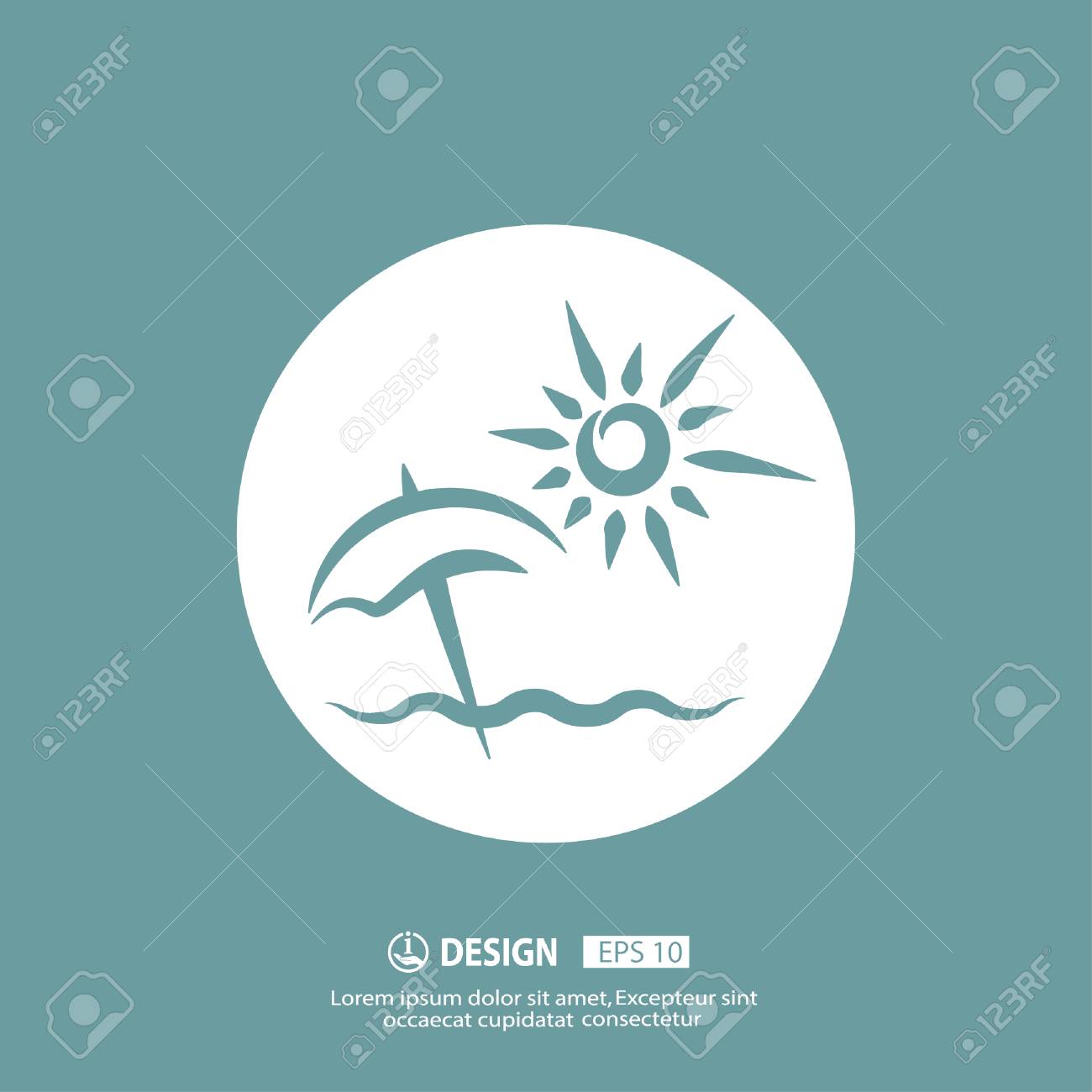 夏休みの絵文字 のイラスト素材 ベクタ Image