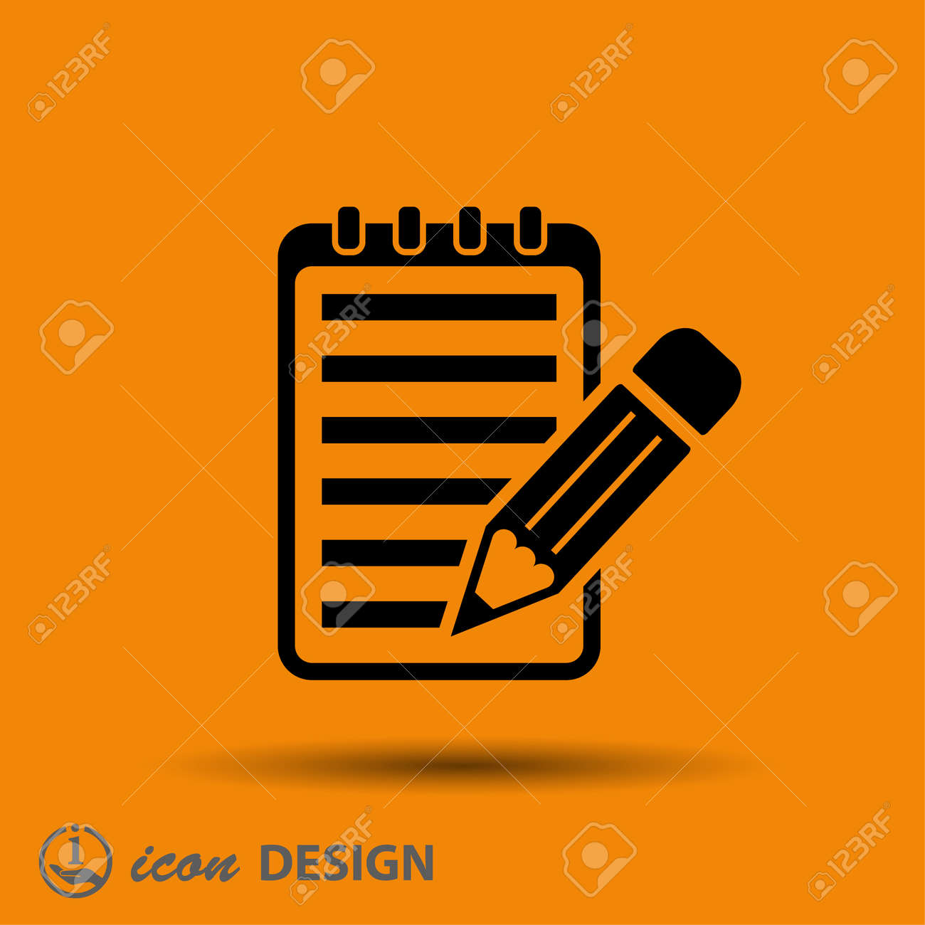 メモの絵文字のイラスト素材 ベクタ Image