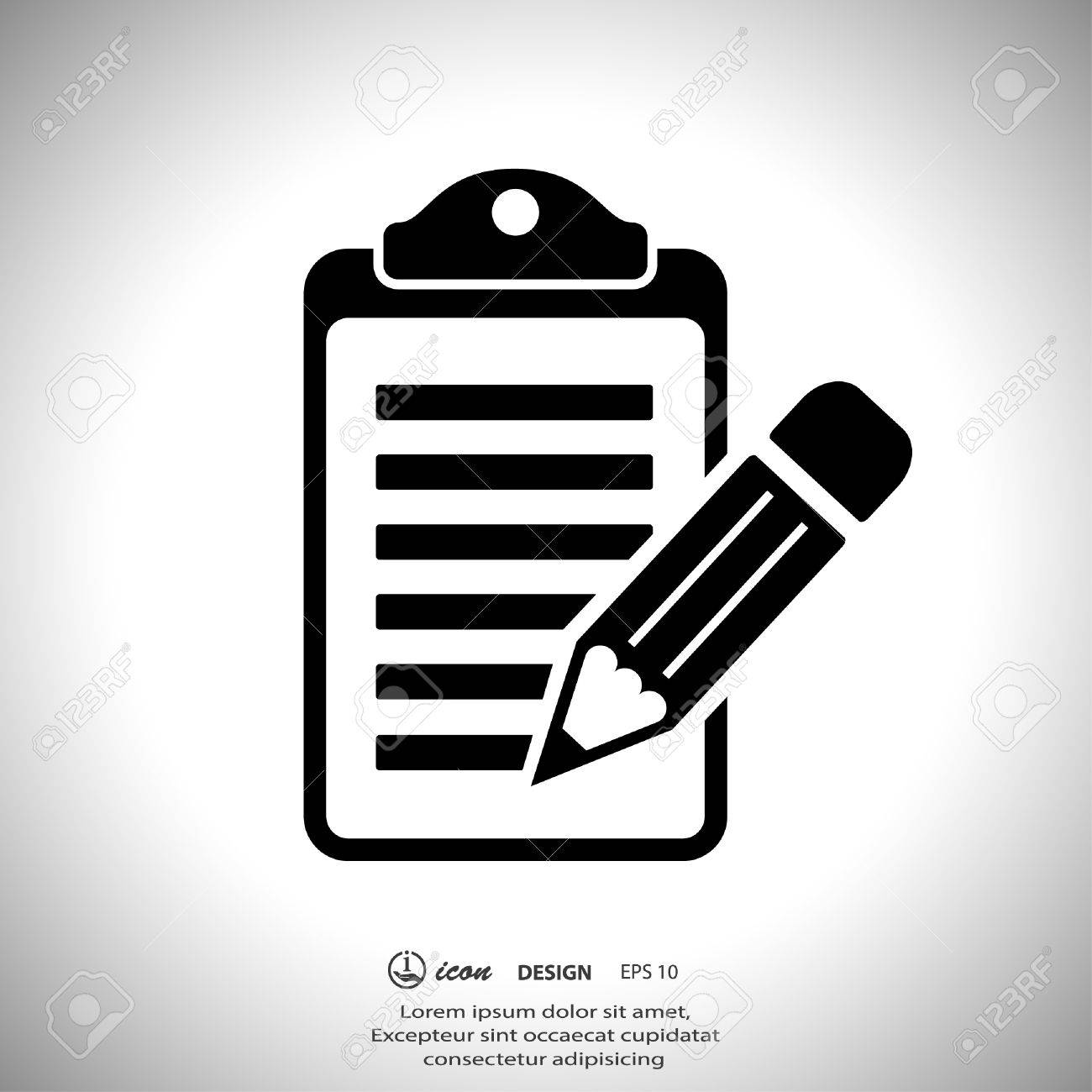 メモの絵文字のイラスト素材 ベクタ Image