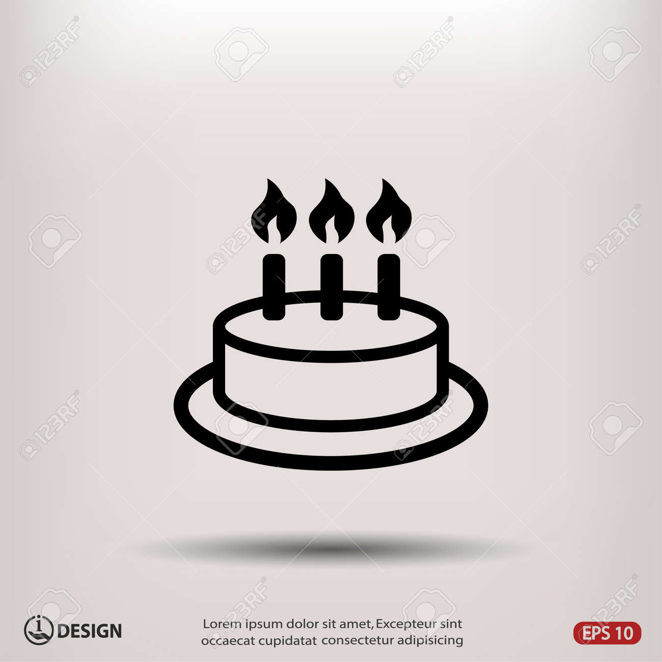 Pictogramme De Gateau Clip Art Libres De Droits Vecteurs Et Illustration Image