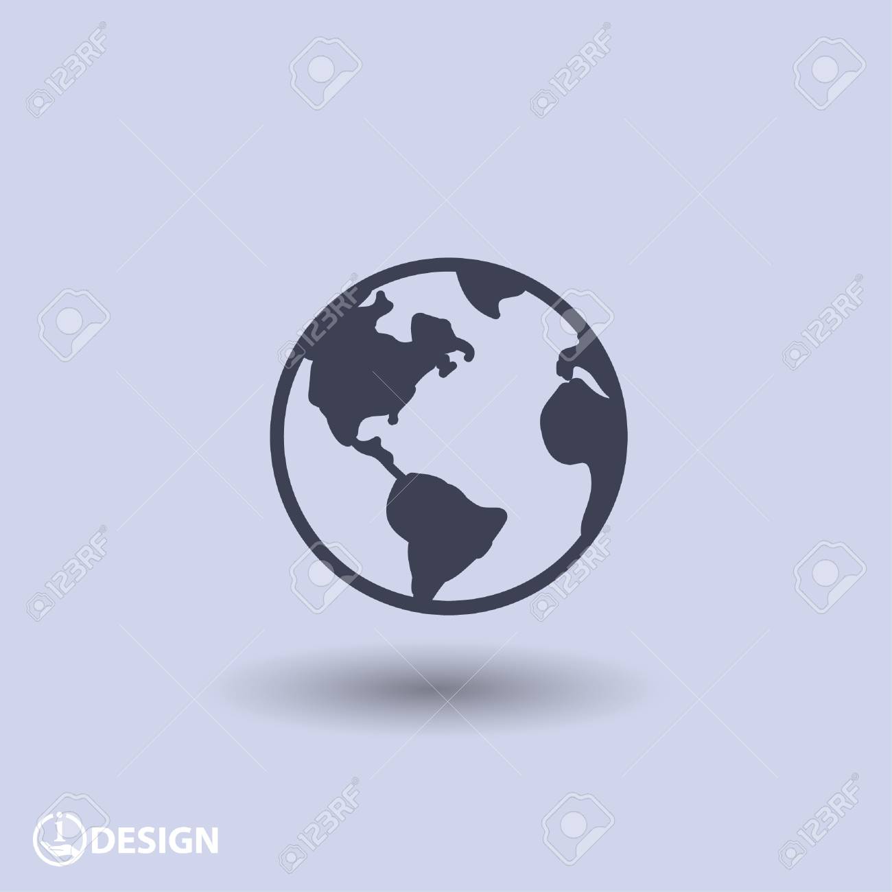 地球の絵文字のイラスト素材・ベクター Image 48778445
