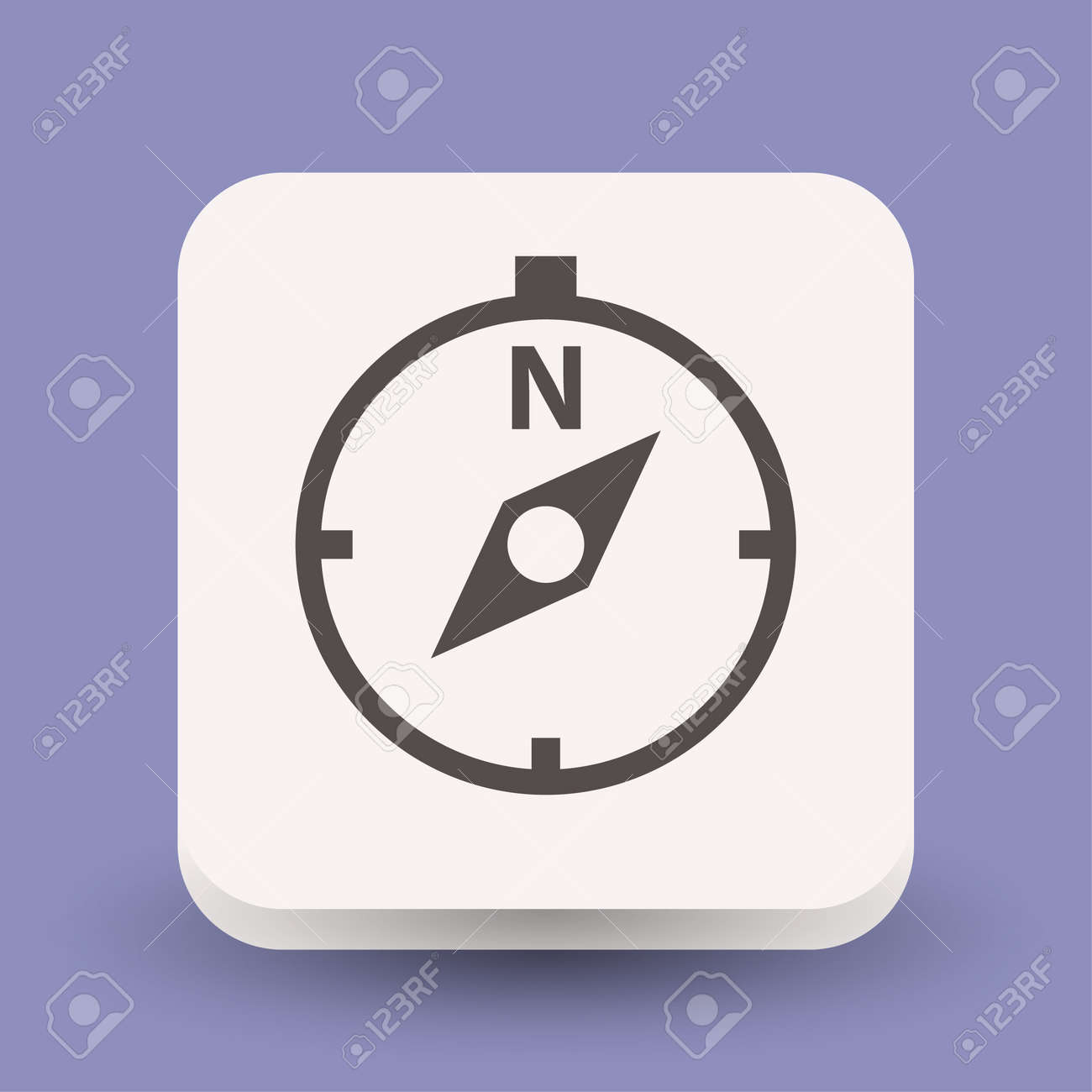 Pictograph Of Compass 免版税剪贴画，向量插图和库存图片. Image 68454343, image size:1300x1300