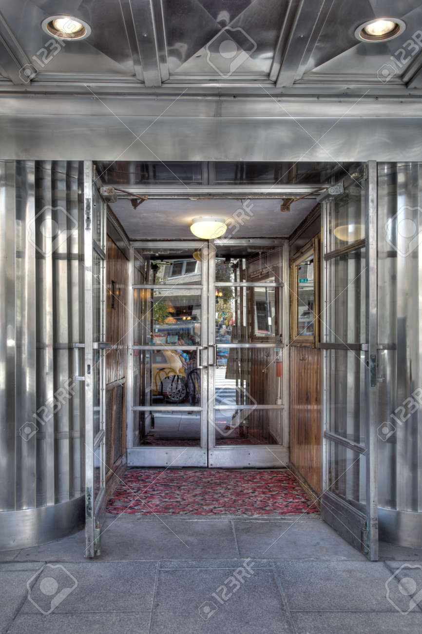 View of a retro restaurant entrance in HDR photography - 24947044 View of a retro restaurant entrance in HDR photography - 24947044