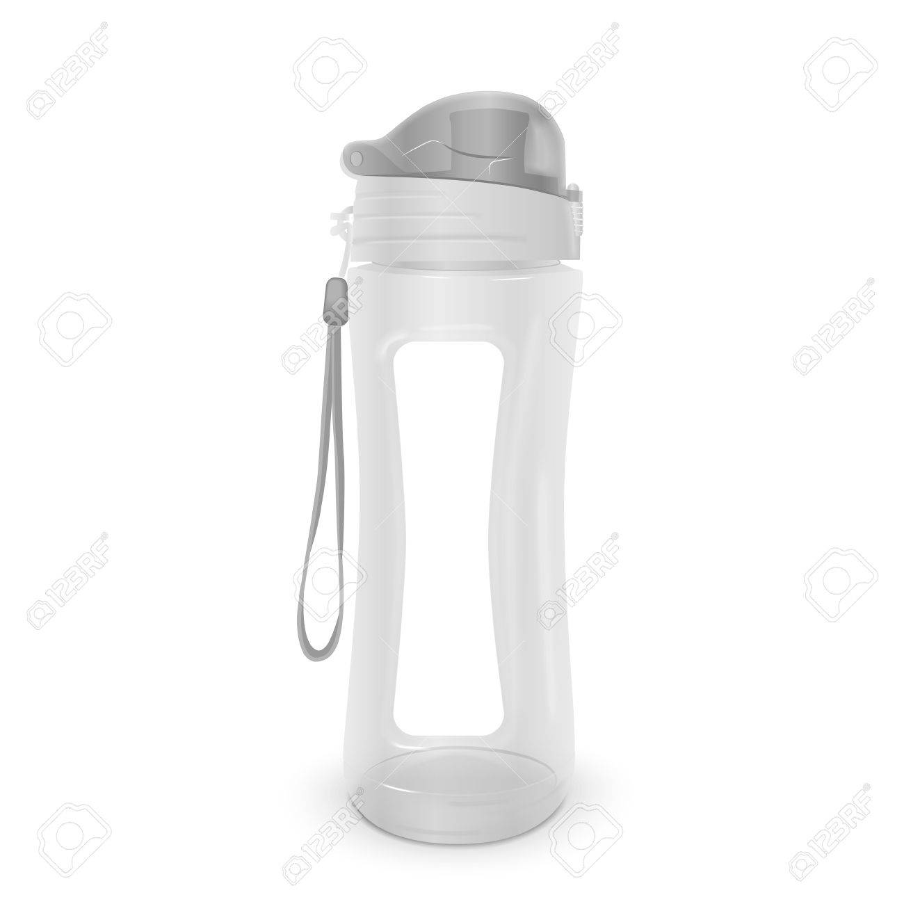 Reusable Water Bottle Isolated On White Background Stock Vector Reusable Water Bottle Isolated On White Background Stock Vector