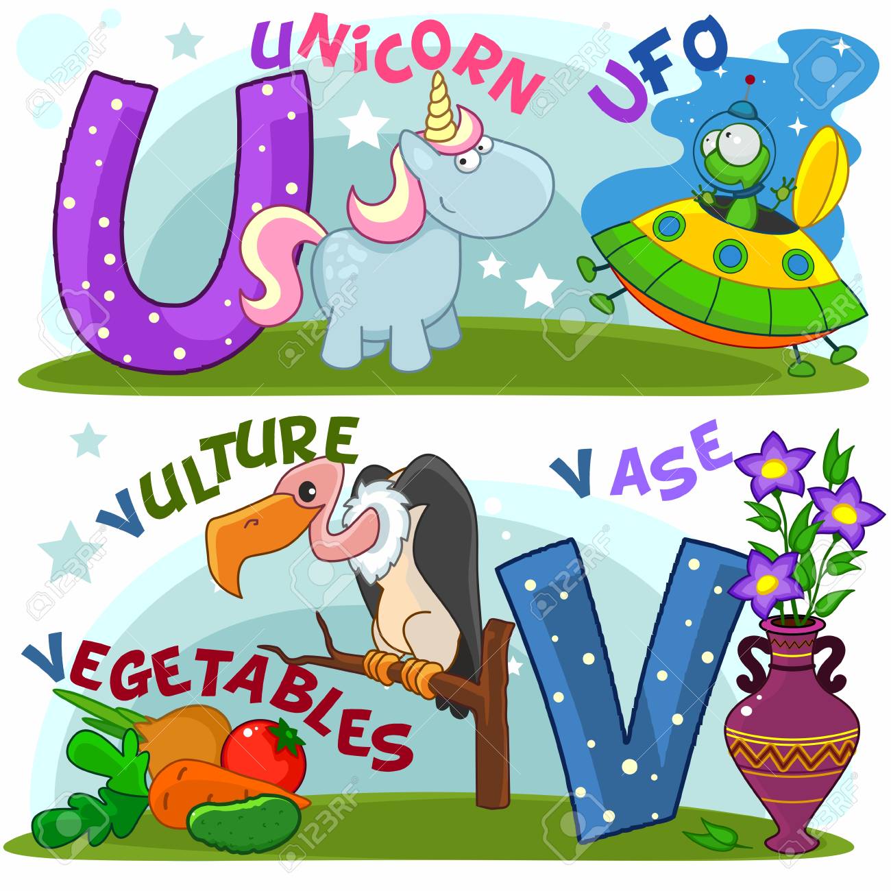 色漫画子供のため V 文字と英語のアルファベット のイラスト素材 ベクタ Image 色漫画子供のため V 文字と英語のアルファベット のイラスト素材 ベクタ Image
