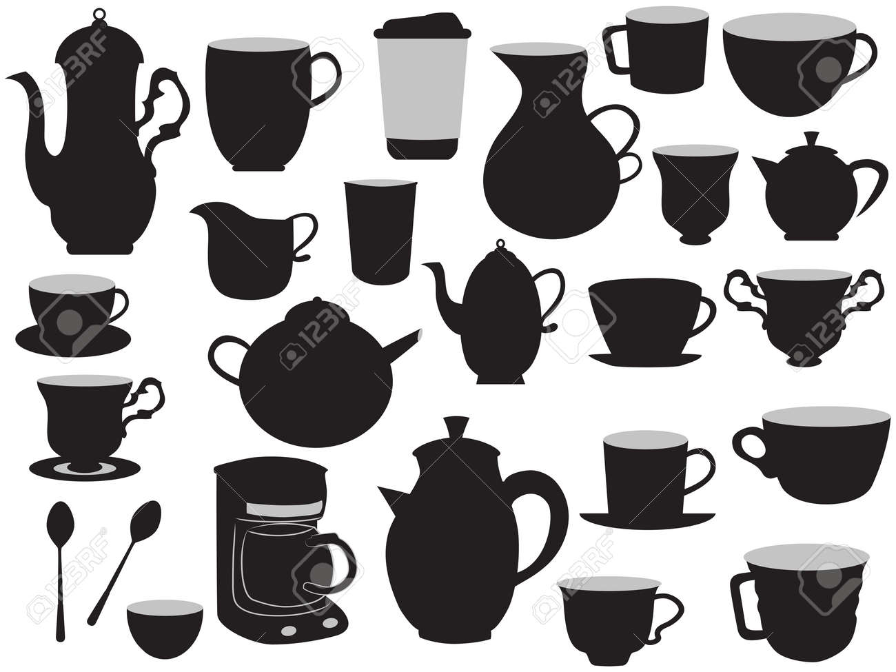 Coffee Mugs Drawing Coffee Mugs Drawing