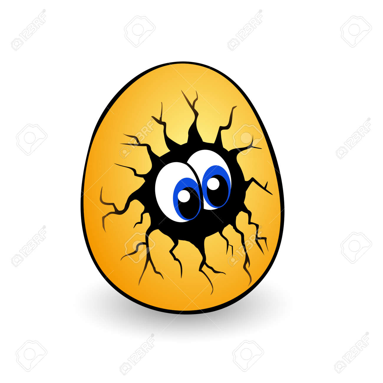 egg cartoon , with isolation on a white background - 15526710 egg cartoon , with isolation on a white background - 15526710