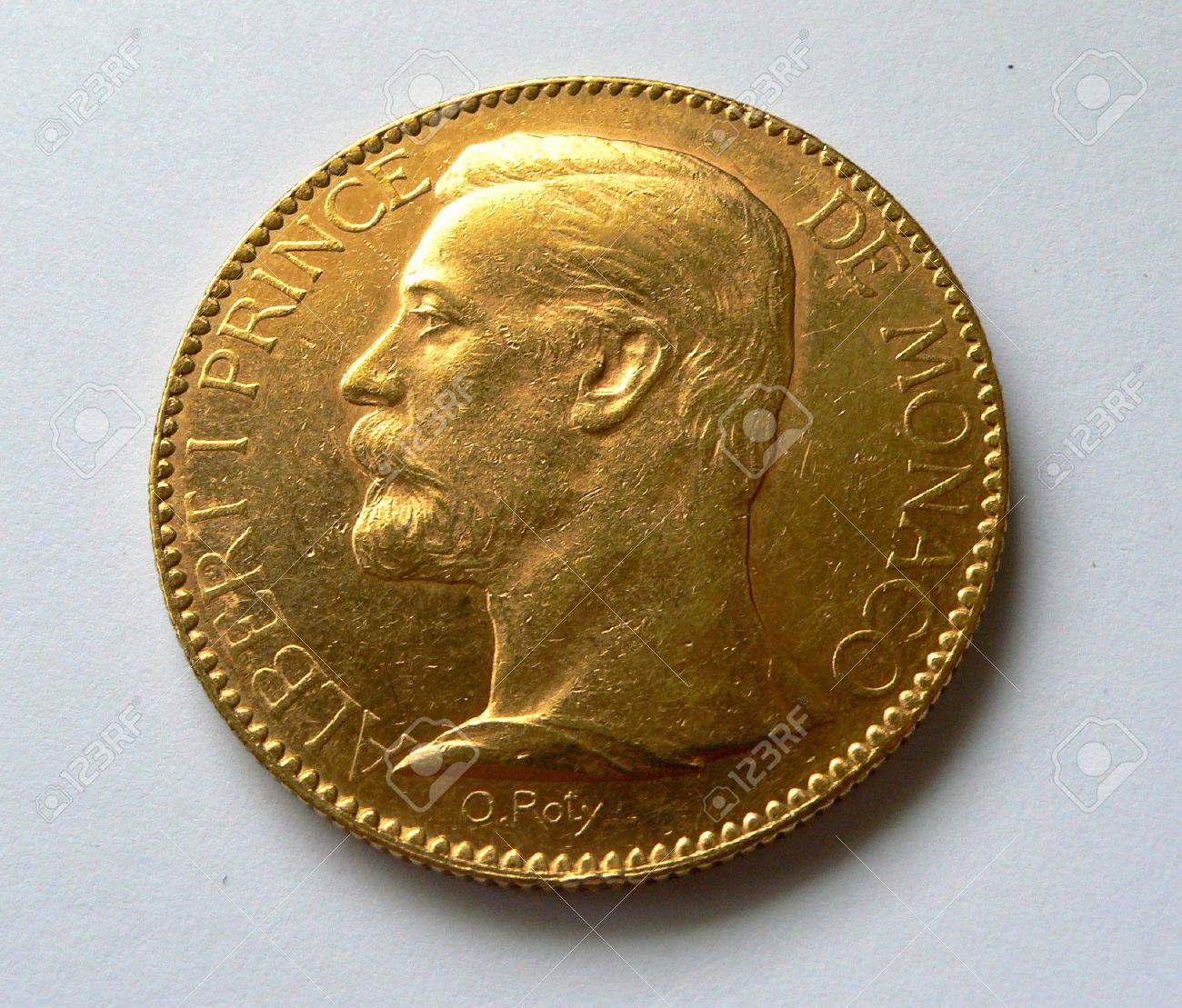 모나코에서 100 프랑 금화 모나코의 알버트 왕 로열티 무료 사진, 그림, 이미지 그리고 스톡포토그래피. Image 675288