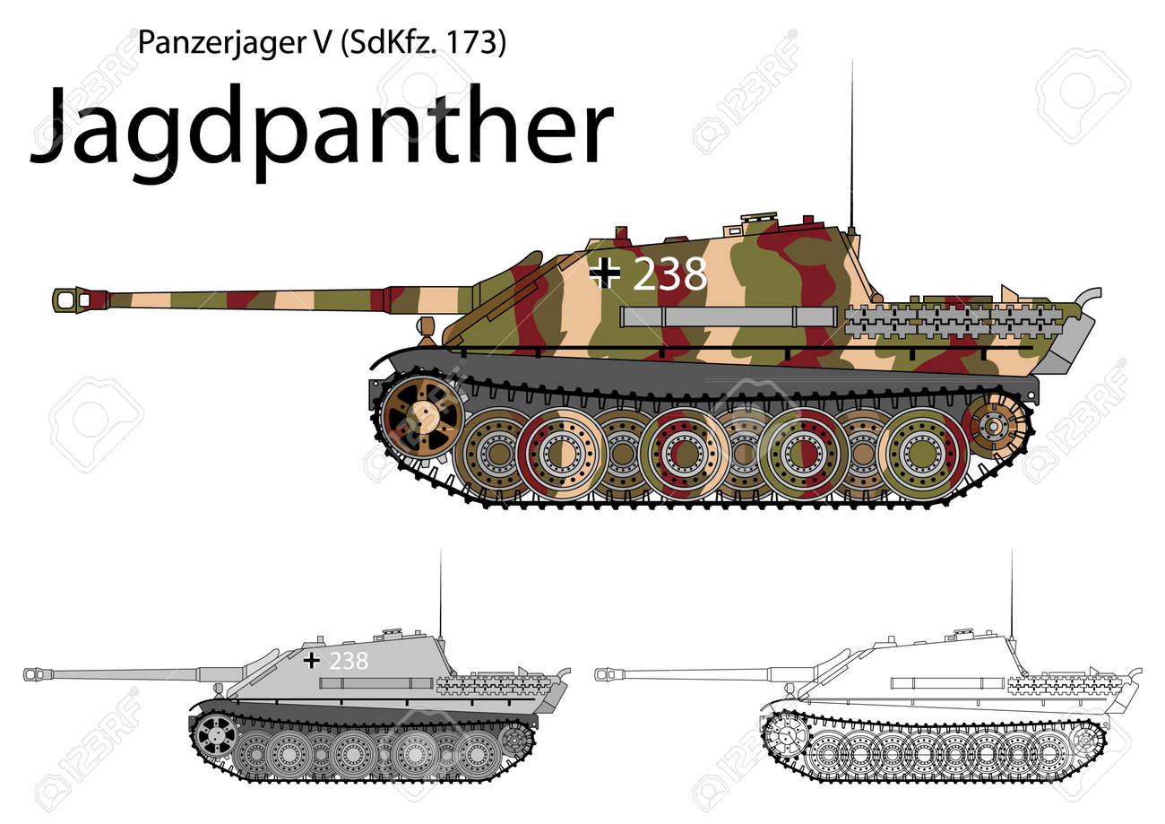 WW2 German German Jagdpanther Tank Destroyer Picture