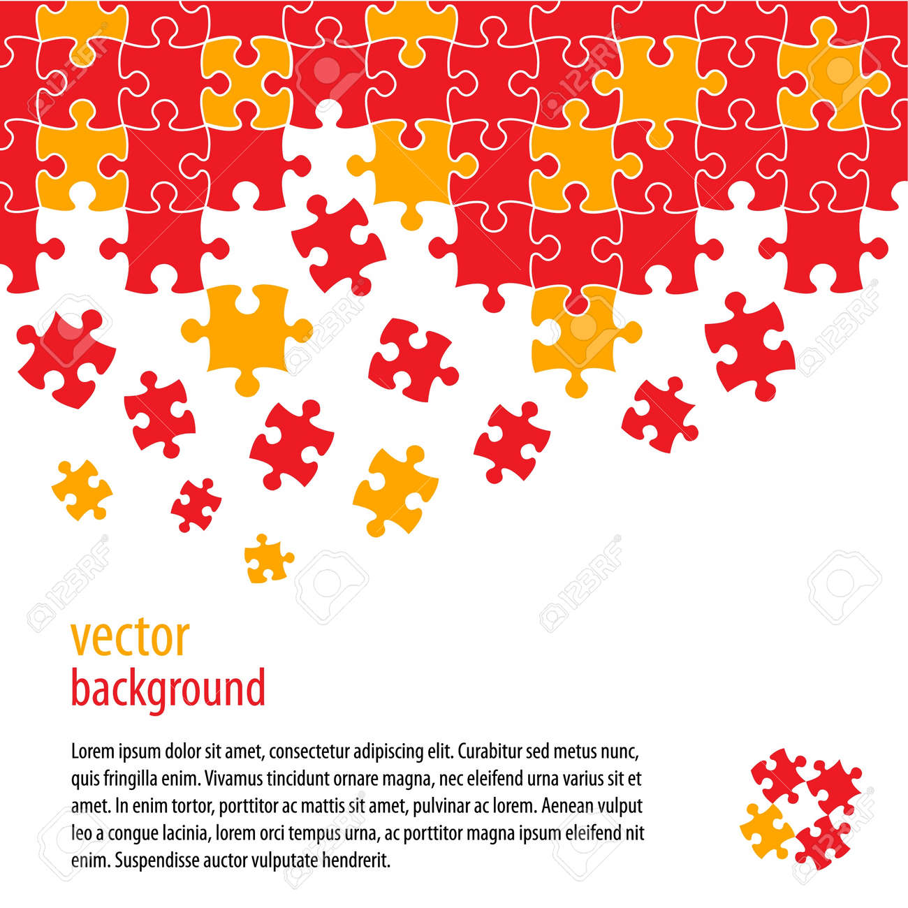 puzzle piece vector