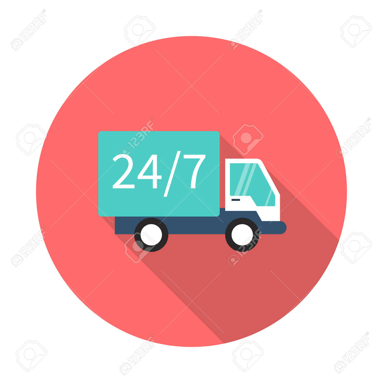 無料配達 車 ベクトル イラスト アイコン フラット デザイン 無料配達 車 ベクトル イラスト アイコン フラット デザイン