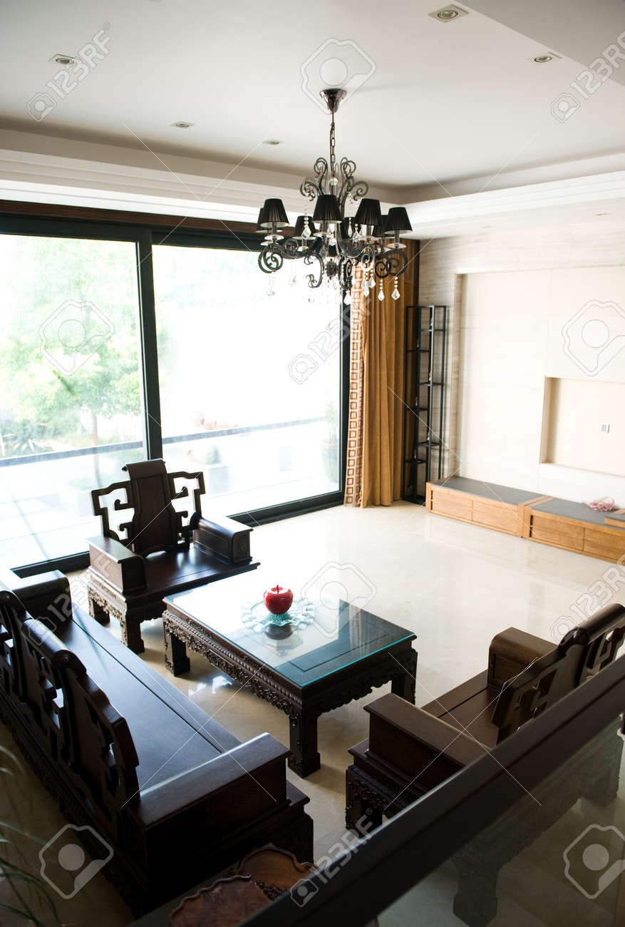 Living Room Furnished With Antique Chinese Rosewood Furniture Living room furnished with antique Chinese rosewood furniture. Stock Photo - 13861056 - Living Room Furnished With Antique Chinese Rosewood Furniture