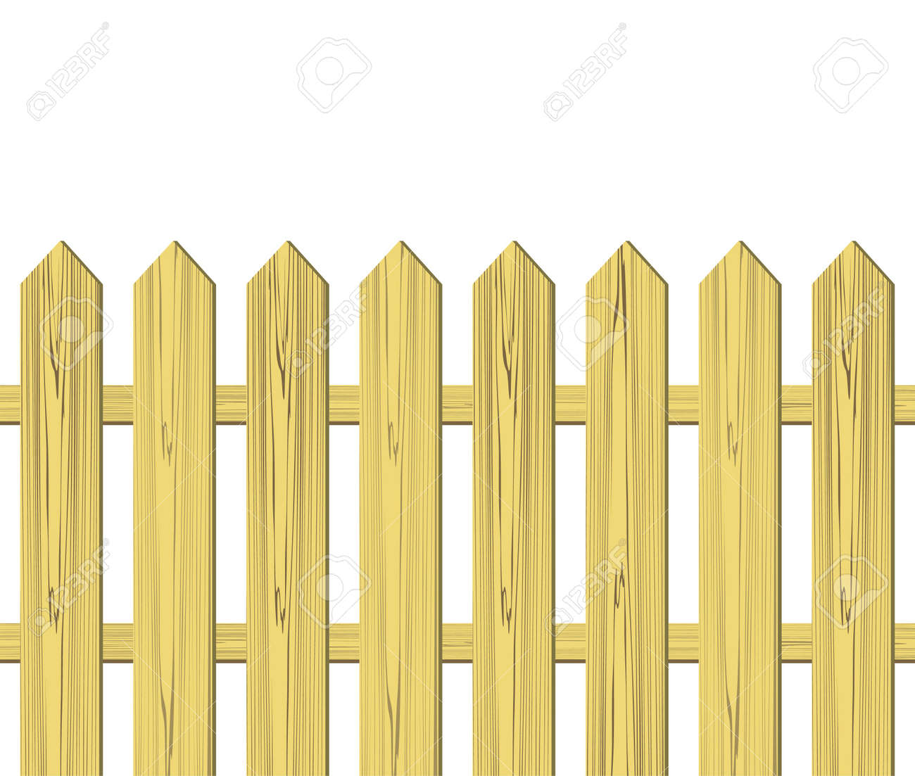 Picket Fence Vector Picket Fence Vector