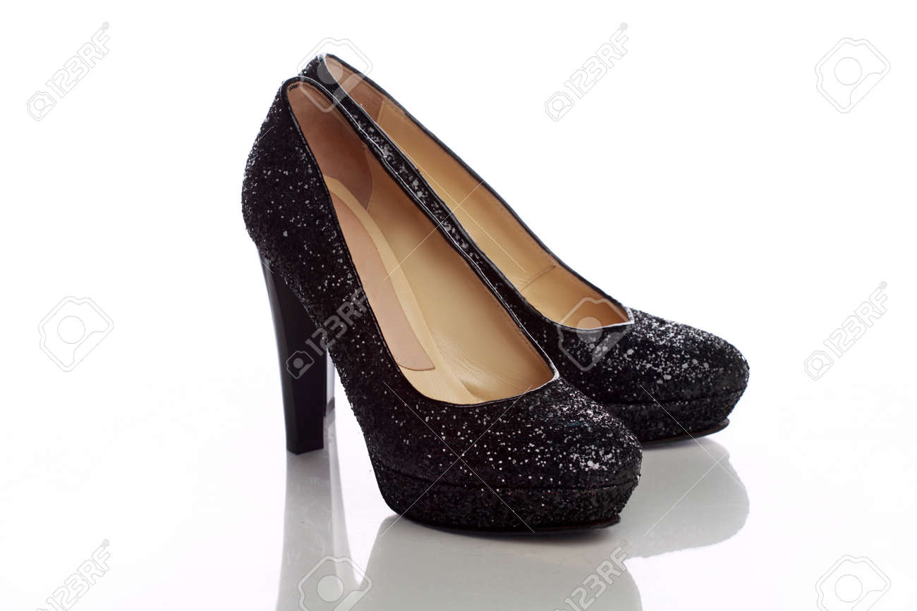 zapatos brillantes mujer