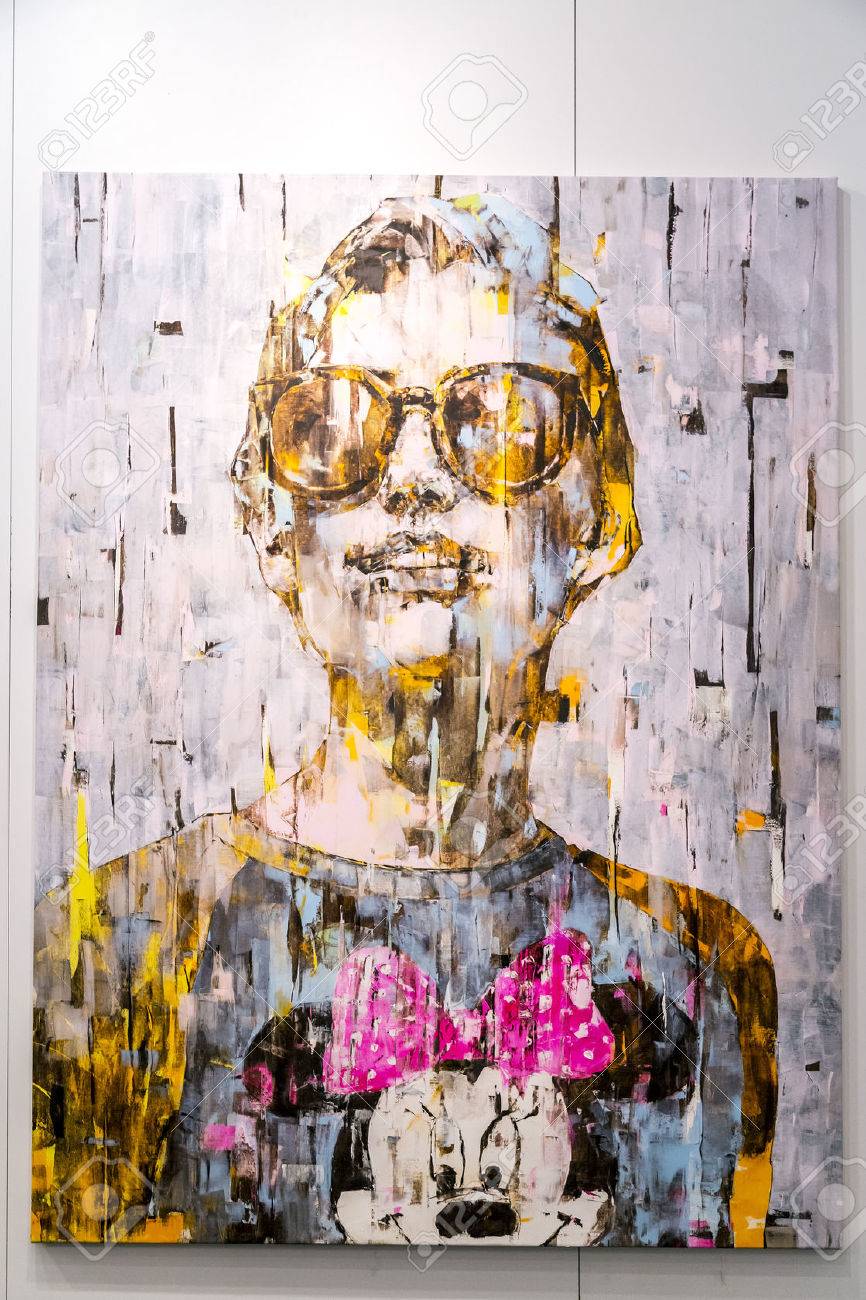 Istanbul, Turkey - November 13, 2015: Piece of art at the 10th edition of the annual Contemporary Istanbul artshow held in Lutfi Kirdar Convention Center, Istanbul on November 13. - 62565694 Istanbul, Turkey - November 13, 2015: Piece of art at the 10th edition of the annual Contemporary Istanbul artshow held in Lutfi Kirdar Convention Center, Istanbul on November 13. - 62565694