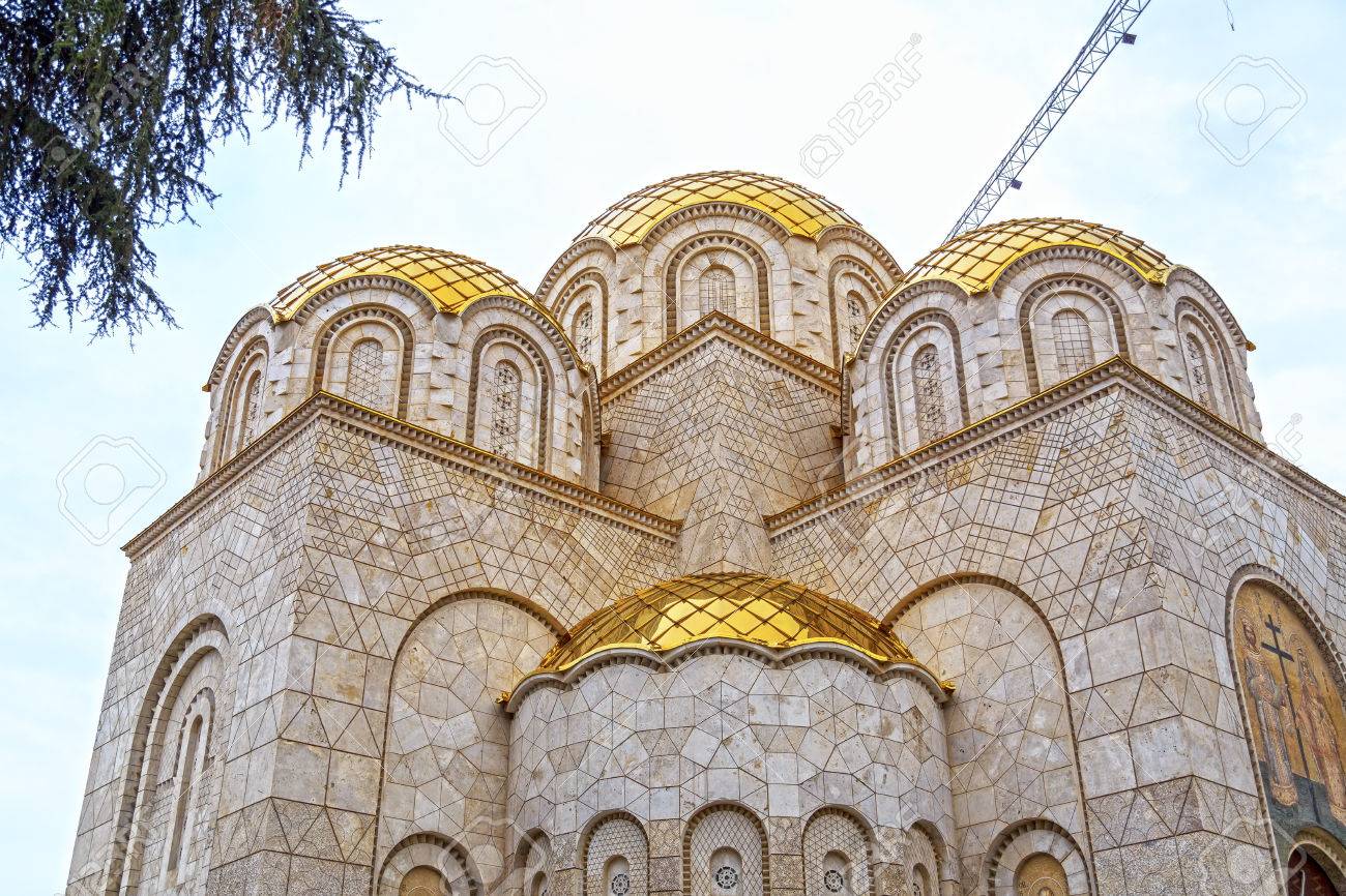 Neue Othodoxe Kirche Im Bau Neben Dem Gedachtnishaus Der Mutter