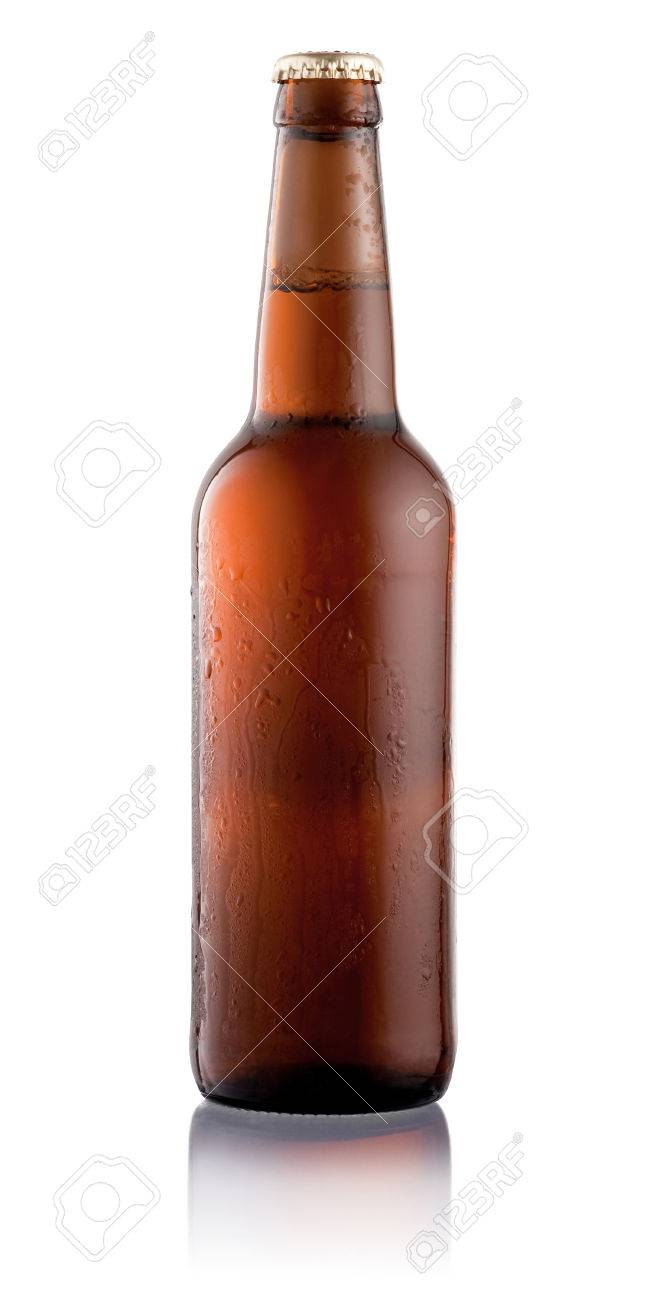Download Beer Bottle With Condensation Water Drops Isolated On White Background Stock Photo Picture And Royalty Free Image Image 30541980 Yellowimages Mockups