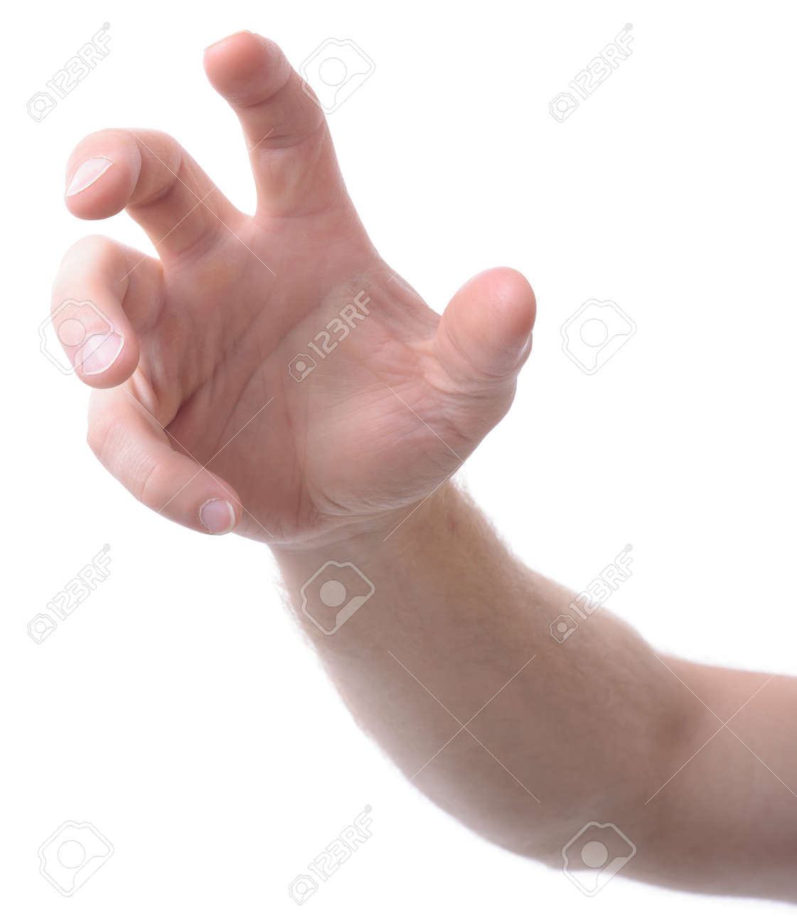 hand isolated on white gesturing grabbing or reaching - 22581488 hand isolated on white gesturing grabbing or reaching - 22581488
