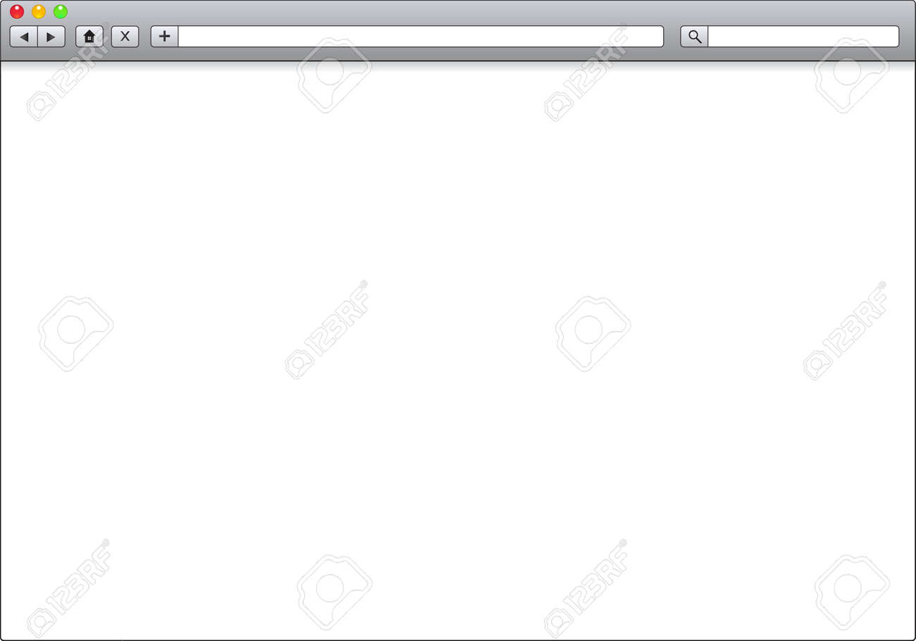 インターネット ブラウザーの図はテンプレートの空白のウィンドウ