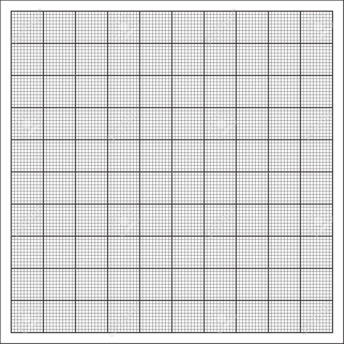 millimeter paper grid vector 100mm square pattern royalty free