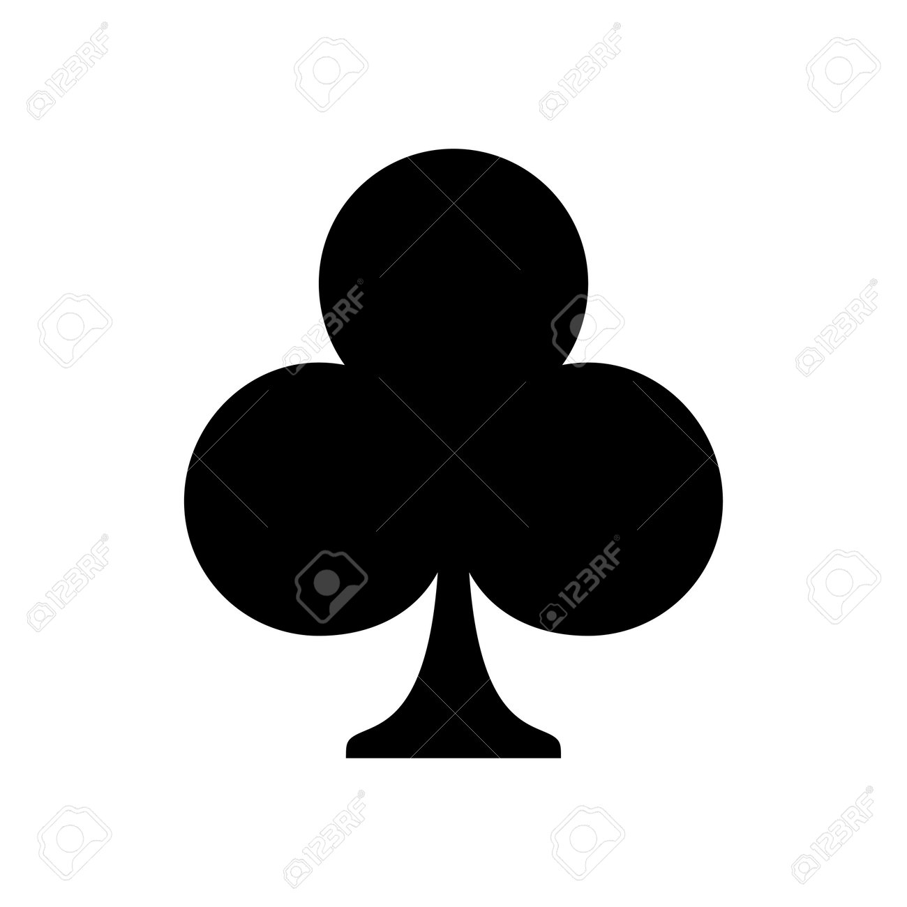Club Playing Card Flat Symbol Isolated Vector Illustration Royalty Free  SVG, Cliparts, Vectors, and Stock Illustration. Image 209883202.