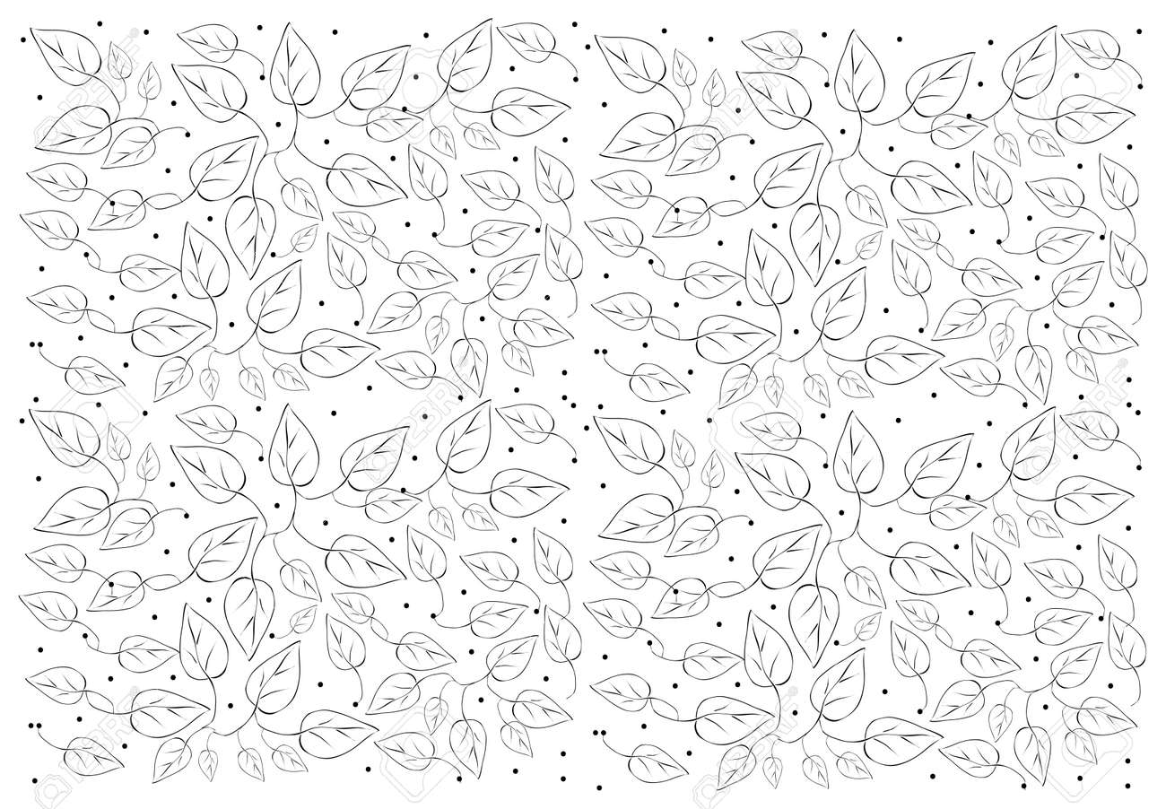 A Ilustracao Do Fundo Branco Bonito Do Papel De Parede Da Textura Do Vintage Com Preto Deixa O Teste Padrao Para Adiciona O Indice Ou A Imagem Ilustraciones Vectoriales Clip Art Vectorizado