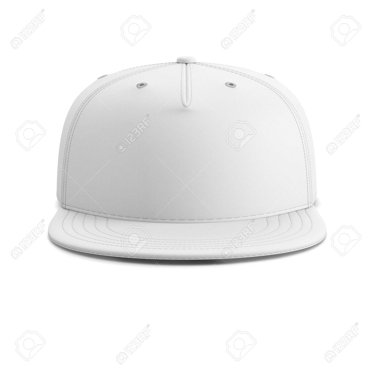 white strapback cap