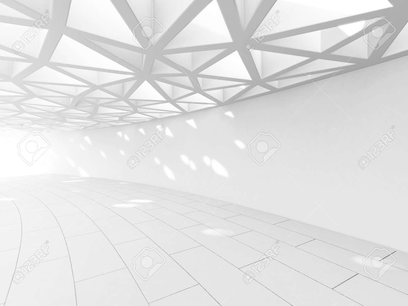 White Architectural Background Abstract Interior In Modern Building Stock Photo Picture And Royalty Free Image Image 90915728