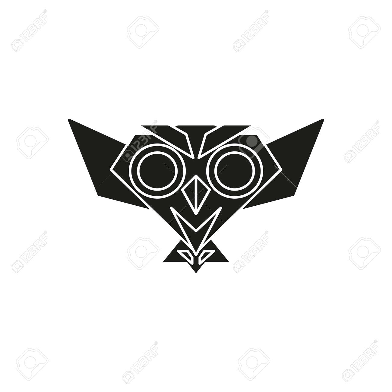 Eine Eule Logo Design Vektor Illustration Auf Weissem Hintergrund Lizenzfrei Nutzbare Vektorgrafiken Clip Arts Illustrationen Image 91704851