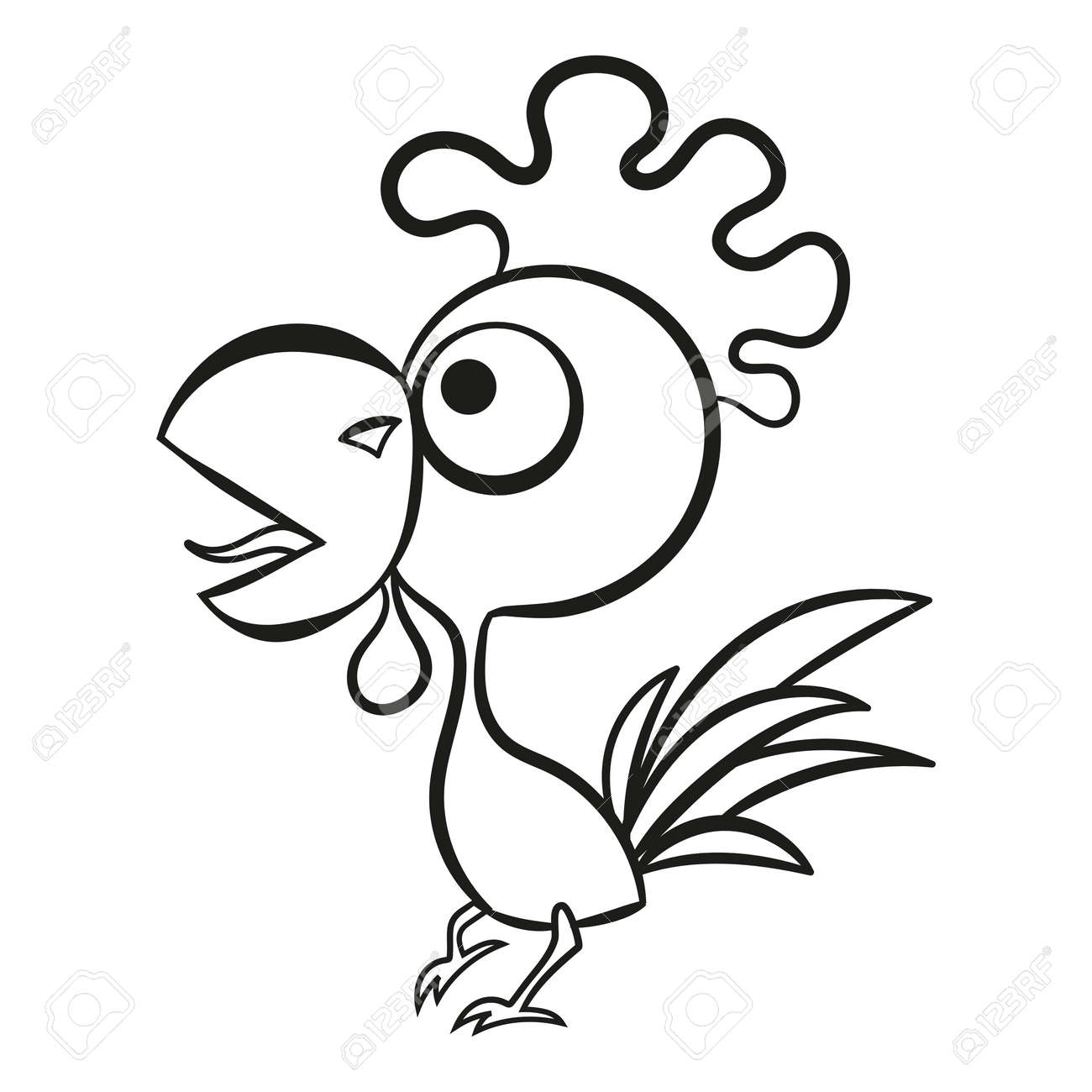 Ilustracao De Desenho De Galo Ilustraciones Vectoriales Clip Art Vectorizado Libre De Derechos Image 94405195