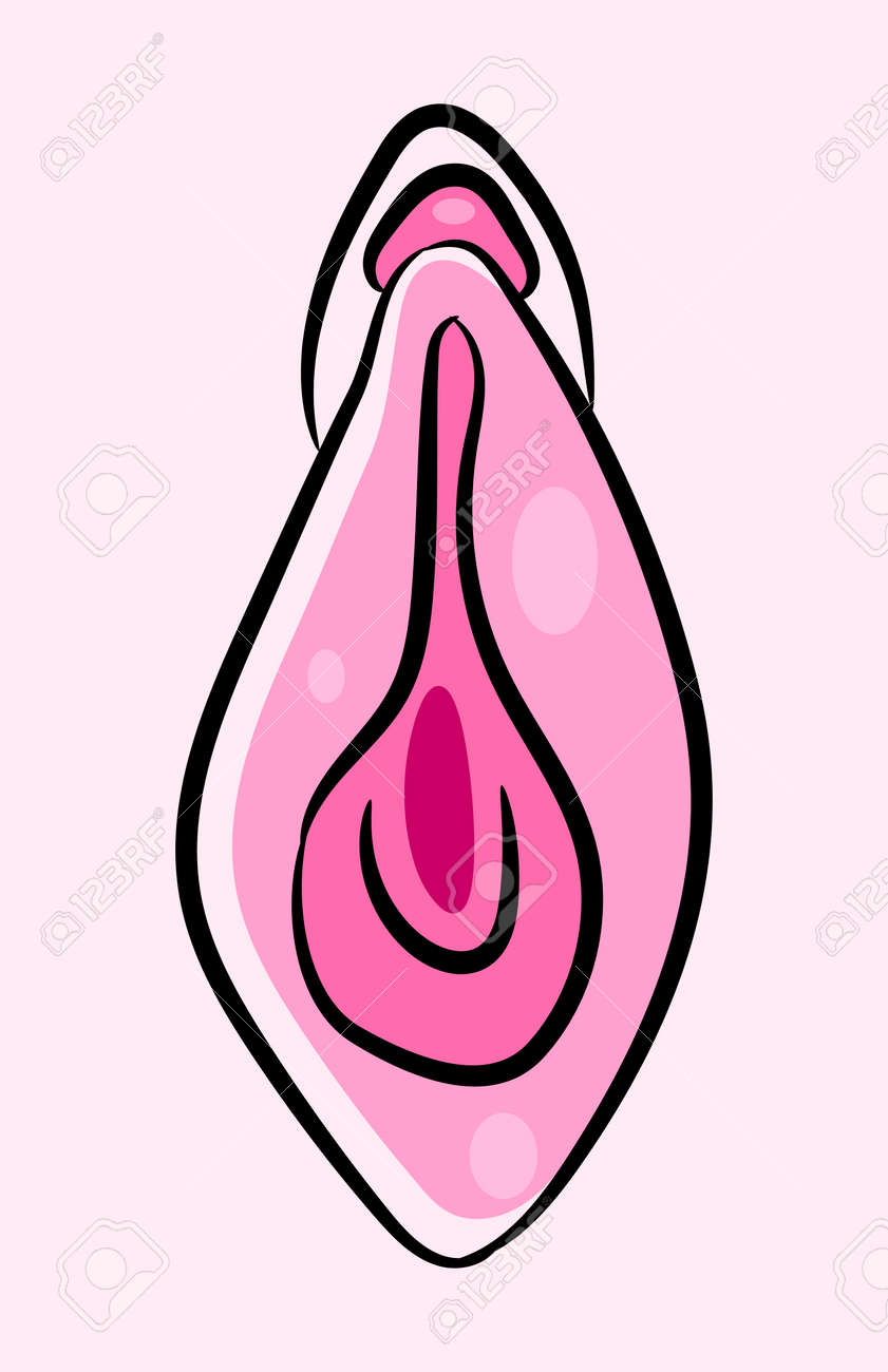 Human Vagina, Vaginal Opening Or Female Reproductive Sex Organ Line Art  Elements Of Body Parts Set. Simple Icon For Websites, Web Design, Mobile  App Royalty Free SVG, Cliparts, Vectors, and Stock Illustration.