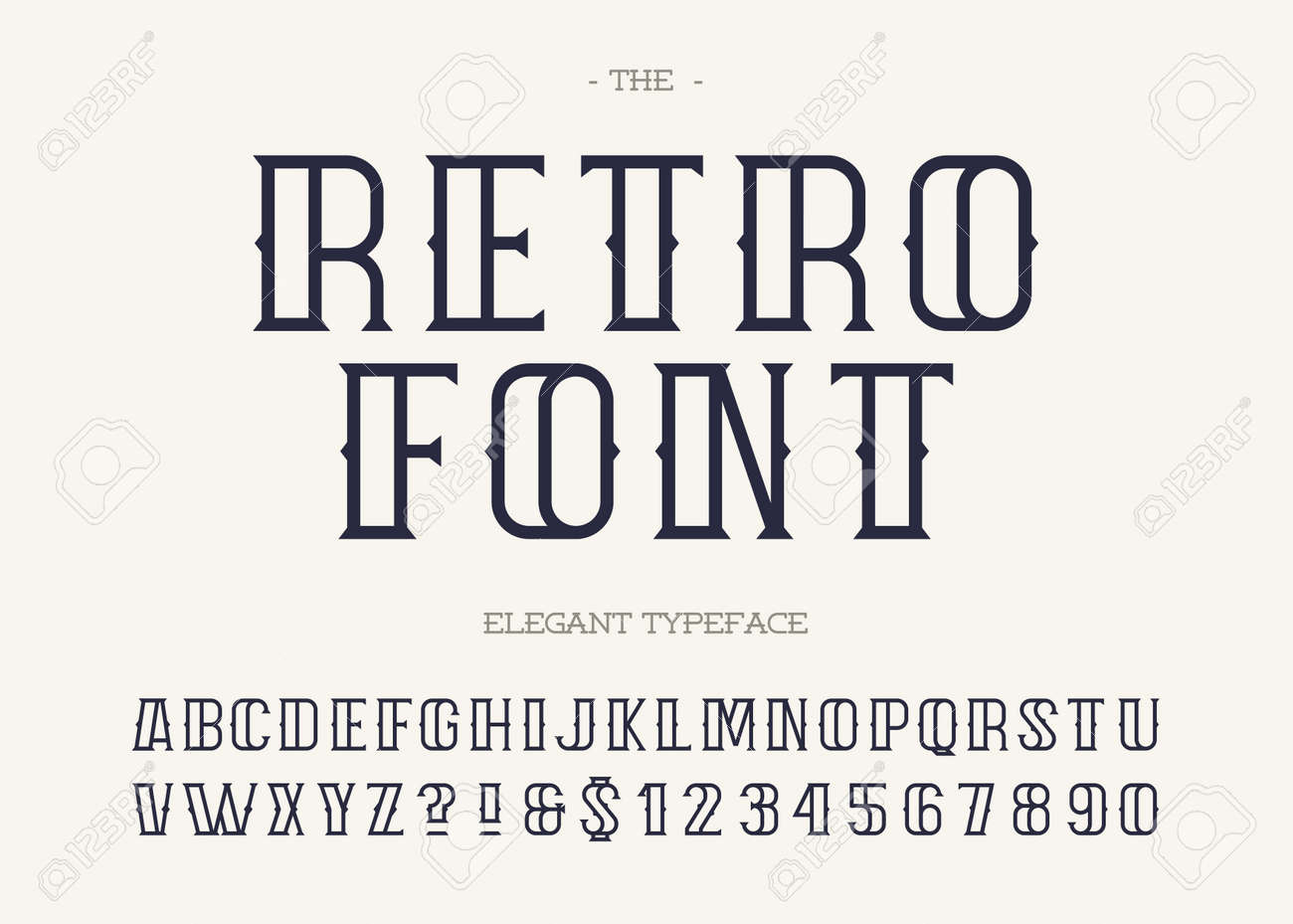 Download Free Font Vintage Modern Vintage Gal PSD Mockup Template