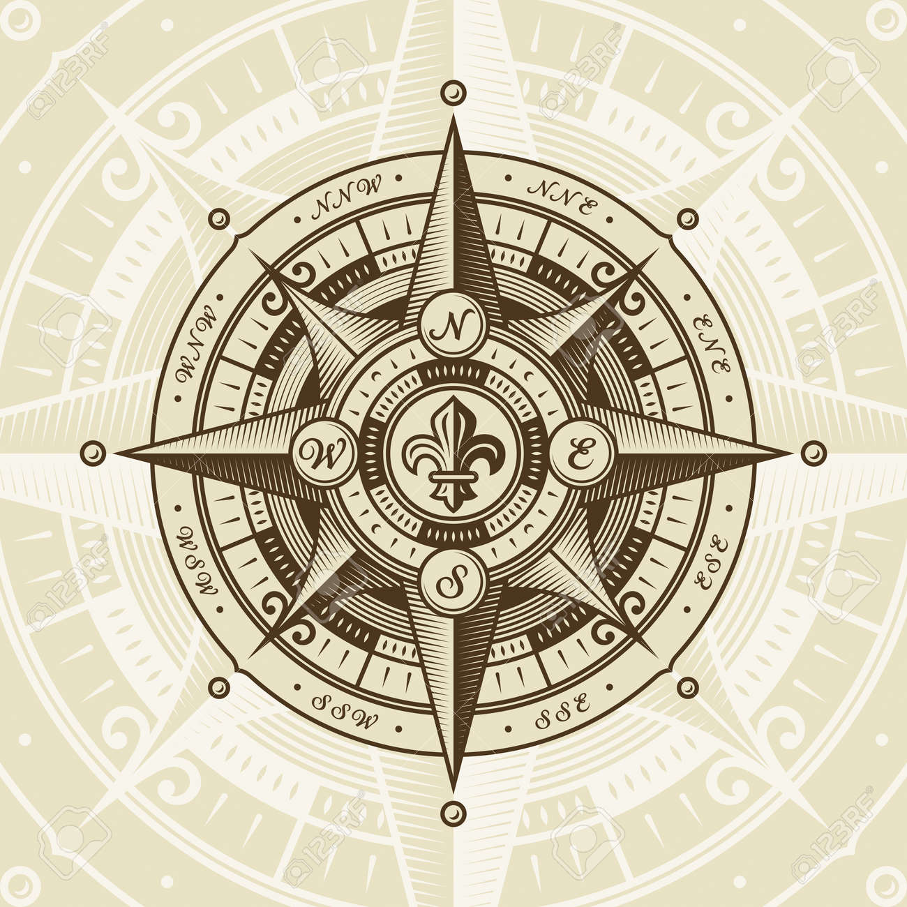 Vintage Nautical Wind Rose Royalty Free SVG, Cliparts, Vectors, and Stock  Illustration. Image 85954245., image size:1300x1300