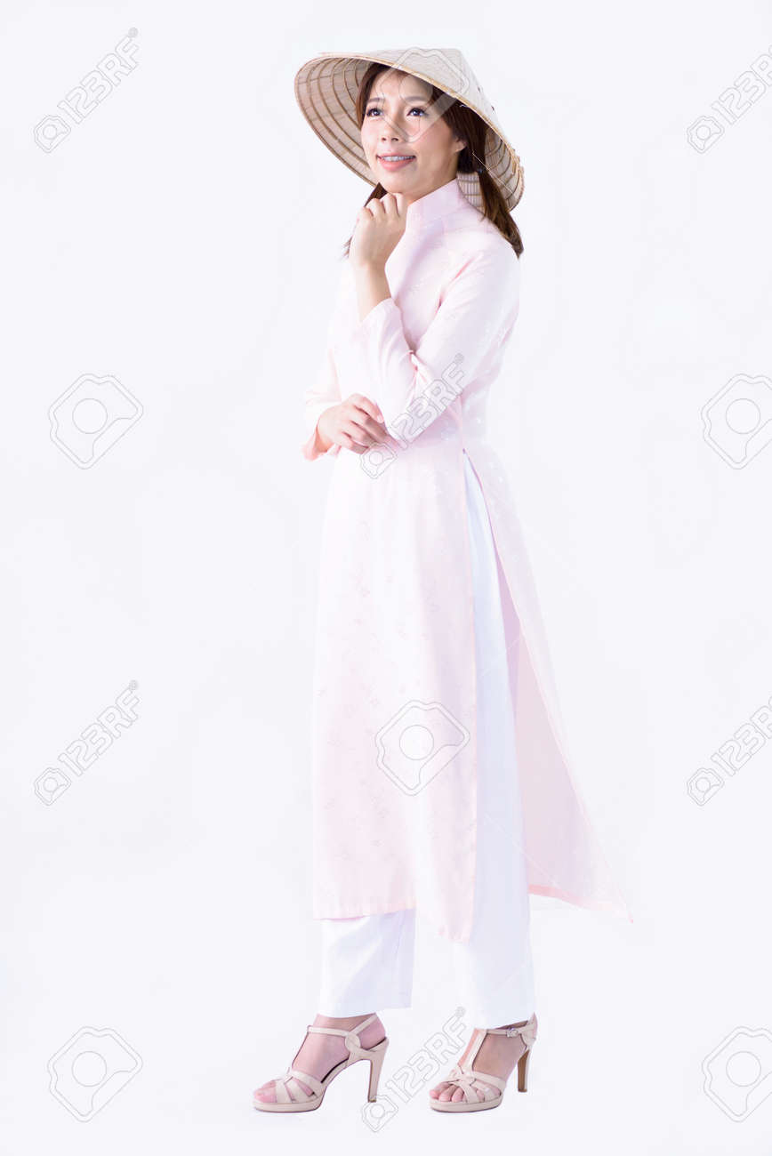 美しい女性ベトナム文化の伝統的な衣装 民族衣装 の写真素材 画像素材 Image