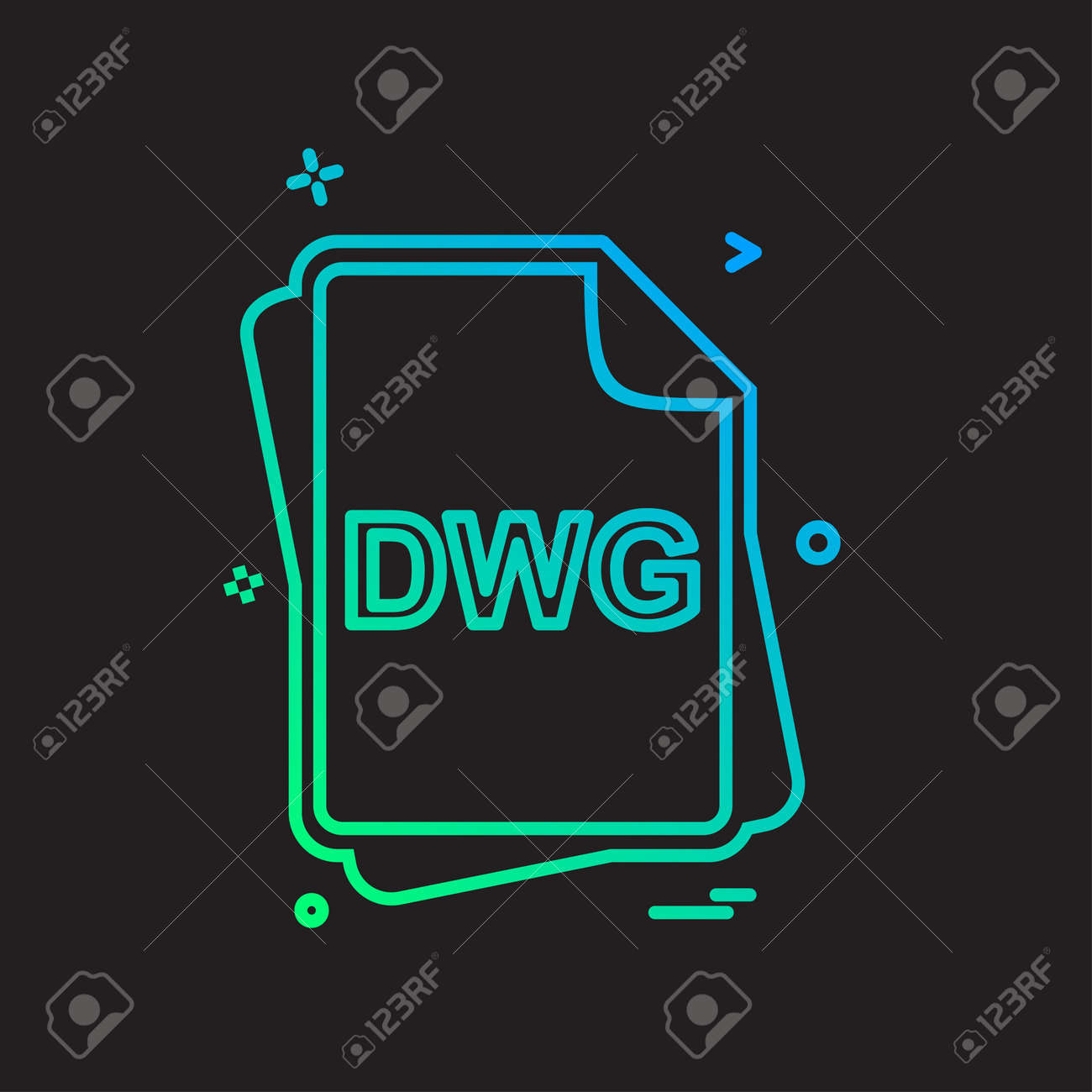 dwg file type icon
