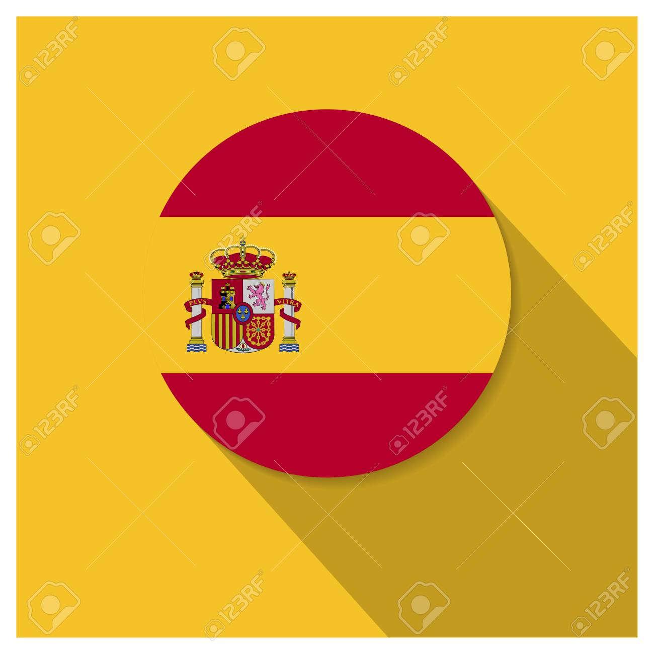 spain flags design vector