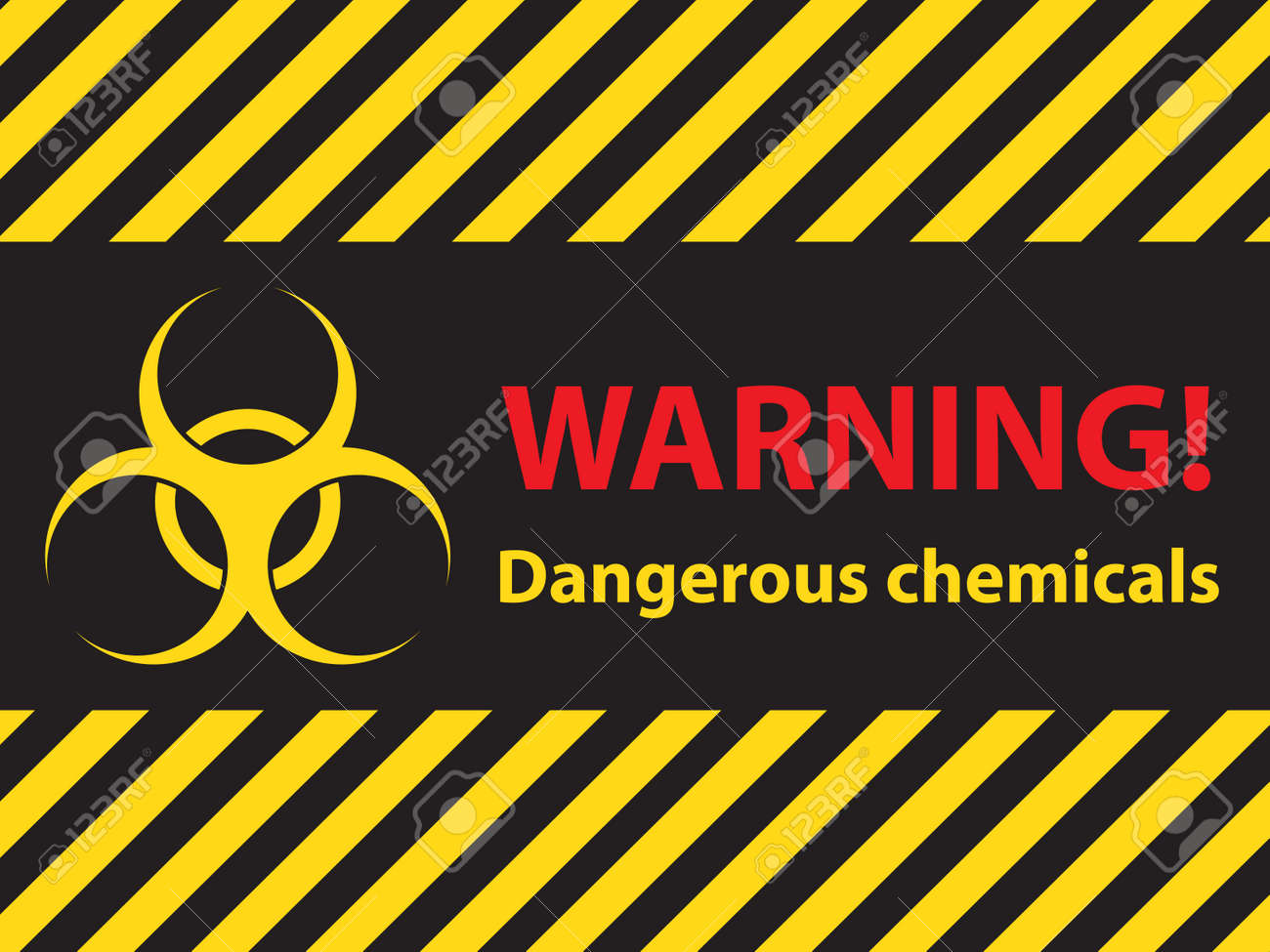 警告危険な化学物質記号 イラスト のイラスト素材 ベクタ Image