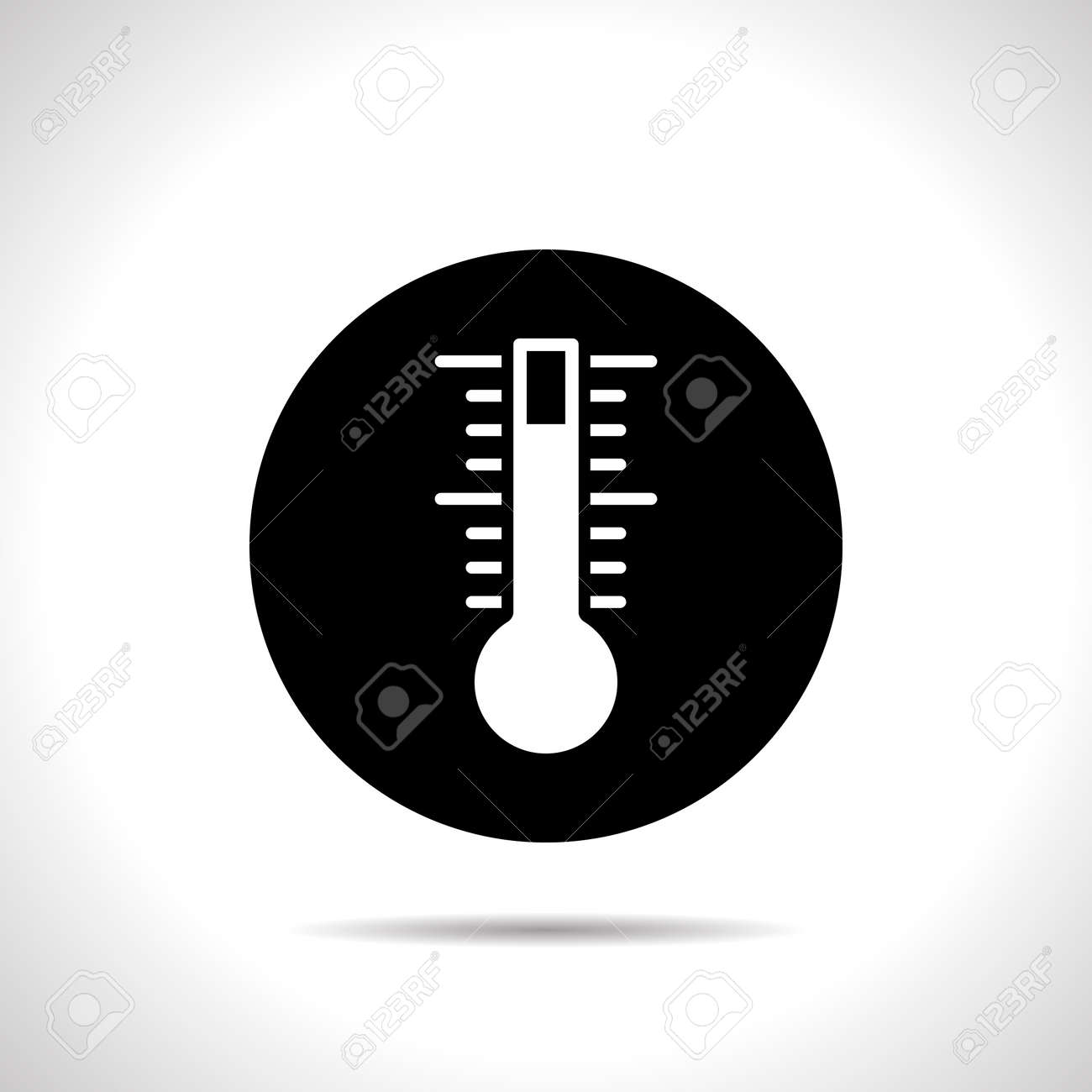 温度計のアイコンのイラスト素材 ベクタ Image