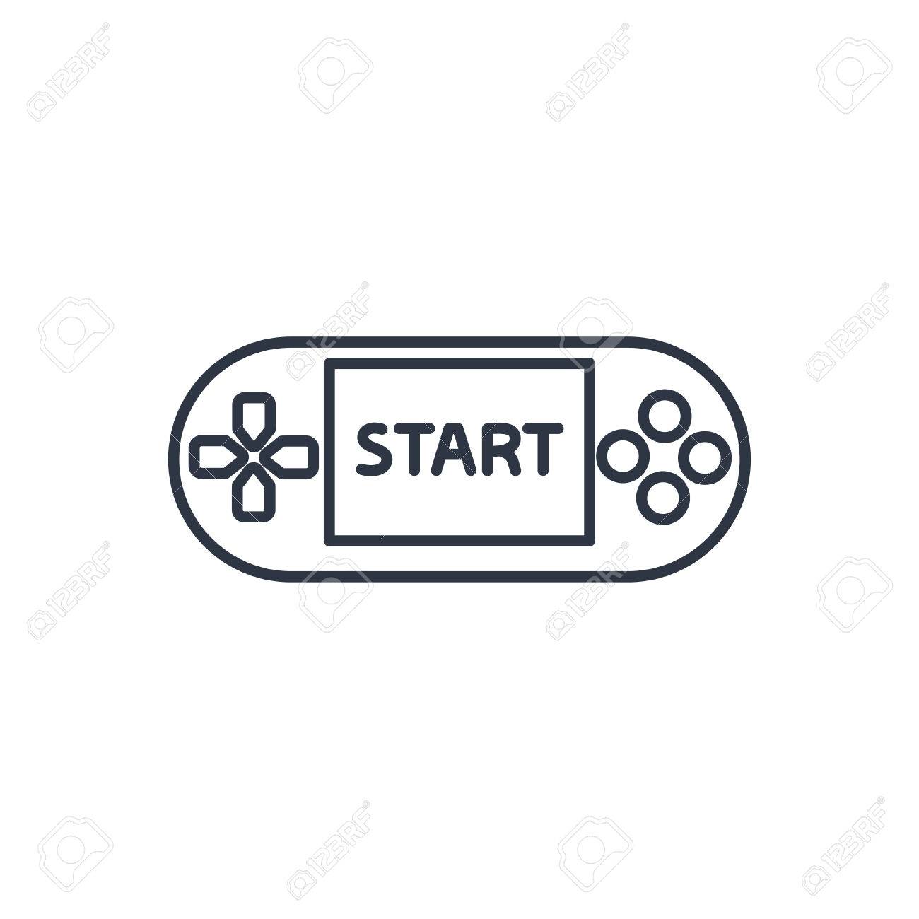 携帯ゲーム機アイコンのイラスト素材 ベクタ Image