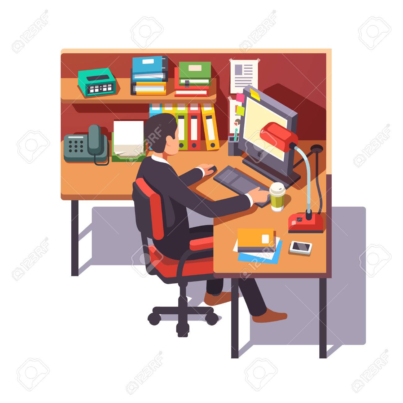 moderne bürokabine corporatearbeiter angestellter macht seinen job sitzt auf dem stuhl im büro kabine schreibtisch macht seinen sitzt auf dem moderne bürokabine corporatearbeiter angestellter macht seinen job sitzt auf dem stuhl im büro kabine schreibtisch macht seinen sitzt auf dem