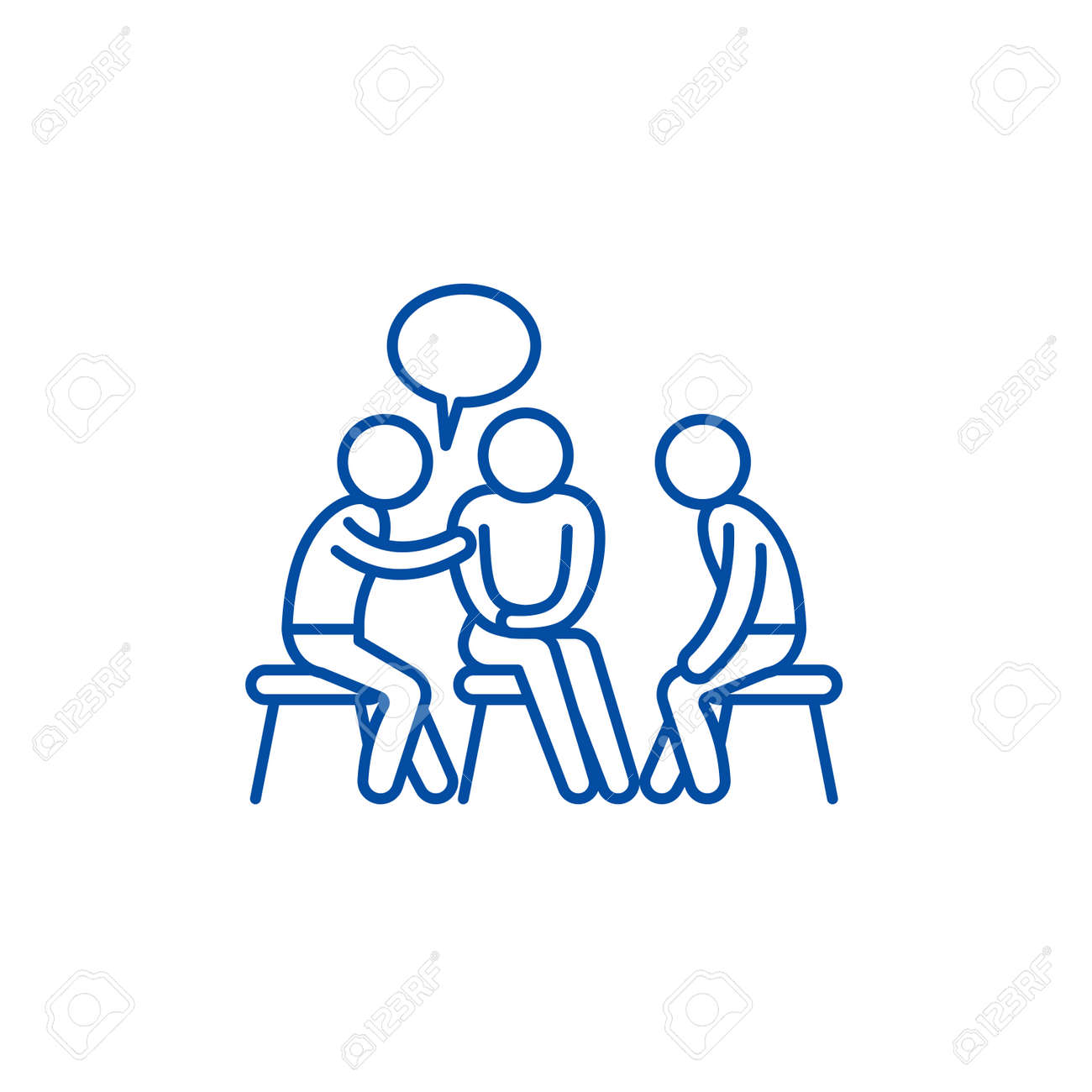 Mentorship line concept icon. Mentorship flat vector website sign, outline symbol, illustration. - 120117420 Mentorship line concept icon. Mentorship flat vector website sign, outline symbol, illustration. - 120117420