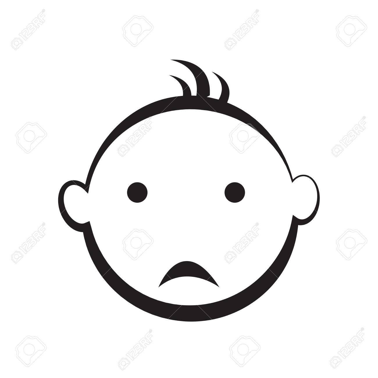 Caractere De Visage Garcons Filles Dessin Anime Bebe Enfant Clip Art Libres De Droits Vecteurs Et Illustration Image