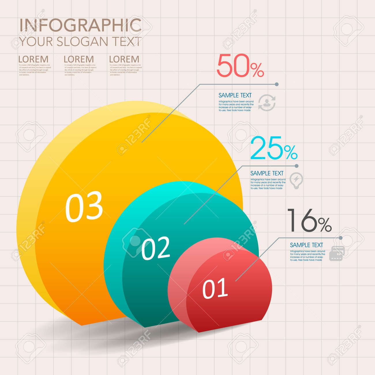 modern pie chart