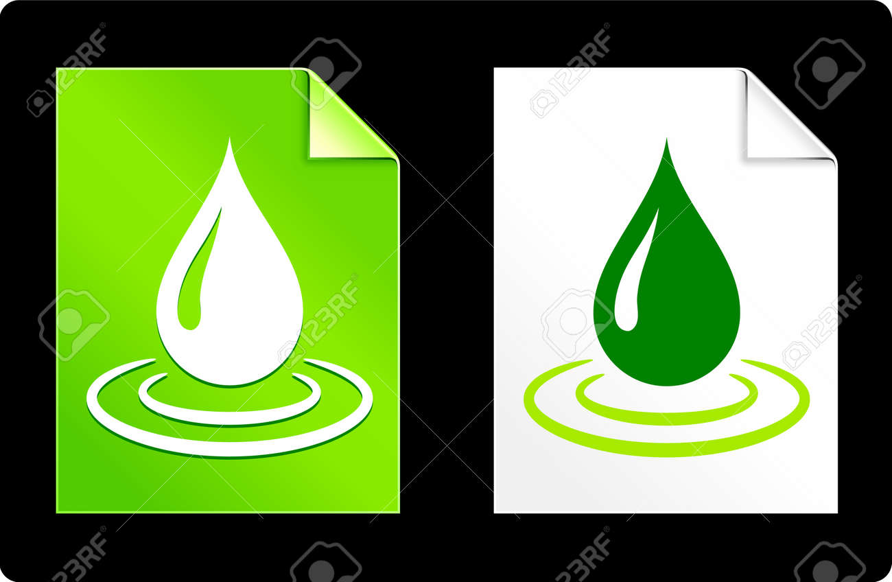 雨ドロップ ペーパー セット オリジナルのベクター イラスト Ai 8 互換