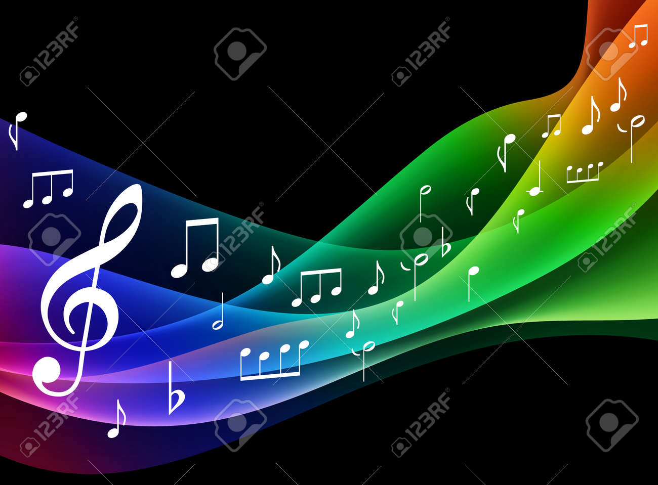 音符の色 Spectrumwave オリジナルのベクター イラストのイラスト素材 ベクタ Image 音符の色 Spectrumwave オリジナルのベクター イラストのイラスト素材 ベクタ Image