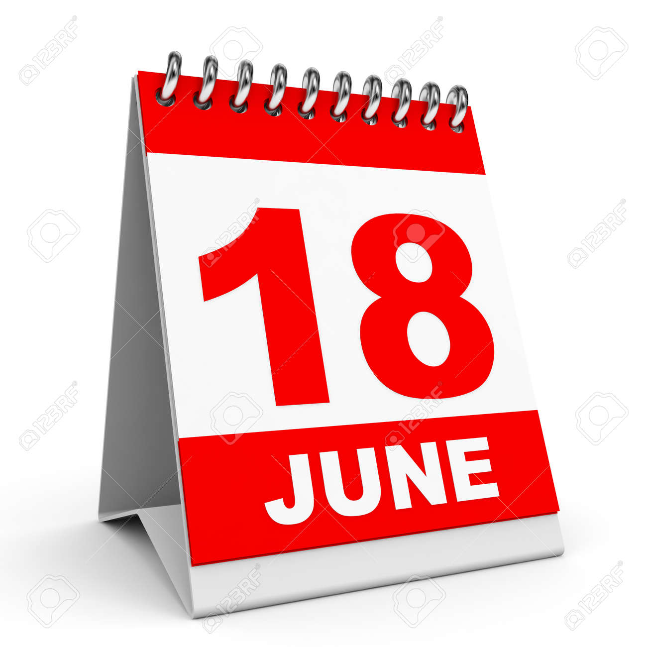 白い背景のカレンダーです 6 月 18 日 3 D イラスト の写真素材 画像素材 Image 白い背景のカレンダーです 6 月 18 日 3 D イラスト の写真素材 画像素材 Image